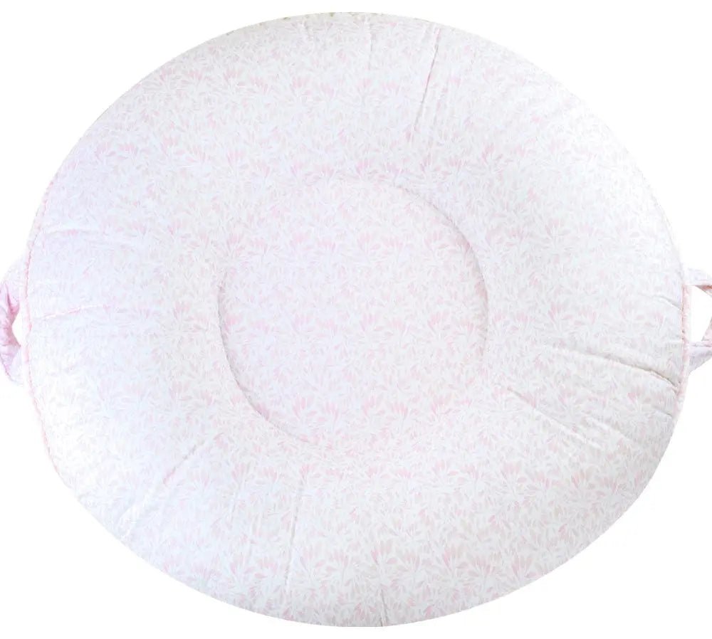 Poppy Pink Floor Cushion for Comfort and Support Promoting Muscle Development.