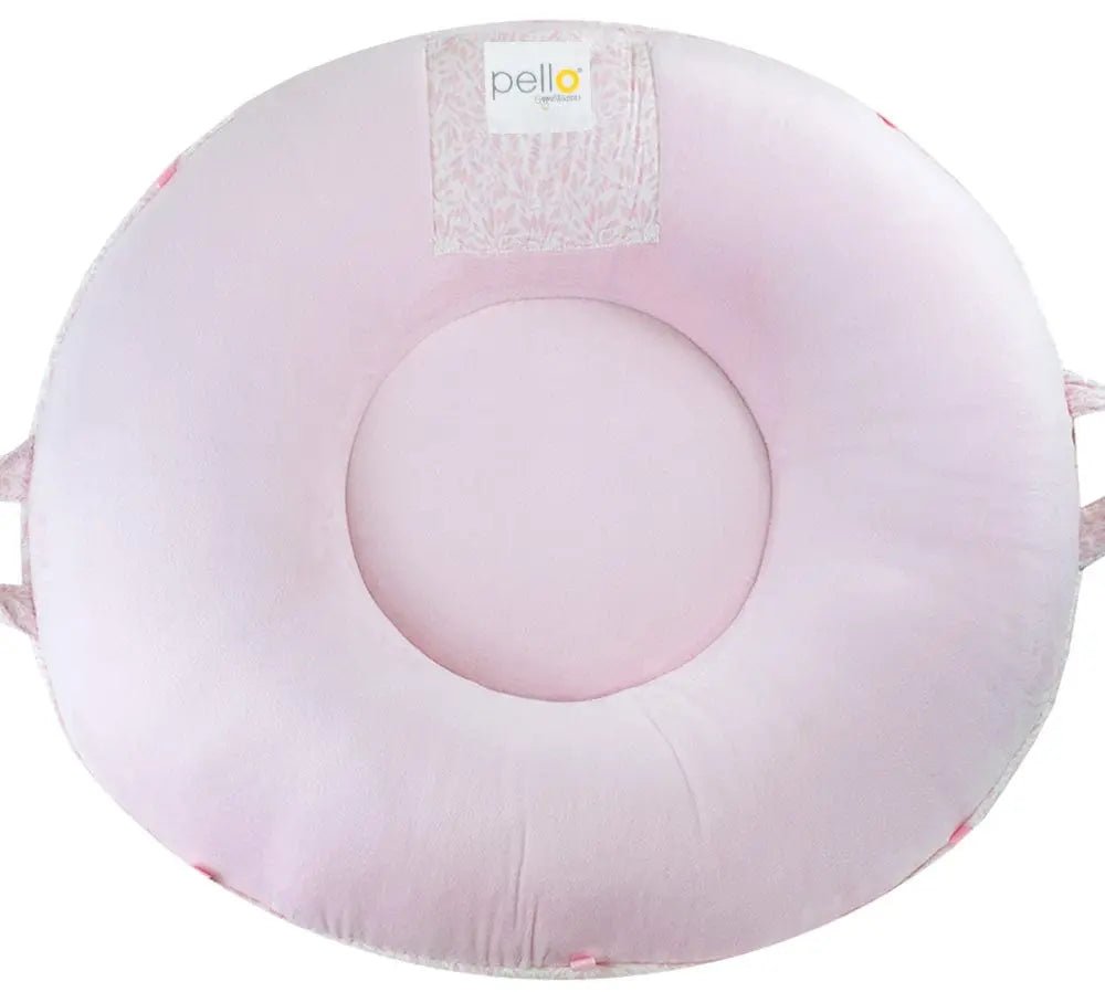 Poppy Pink Floor Cushion for Comfort and Support Promoting Muscle Development.
