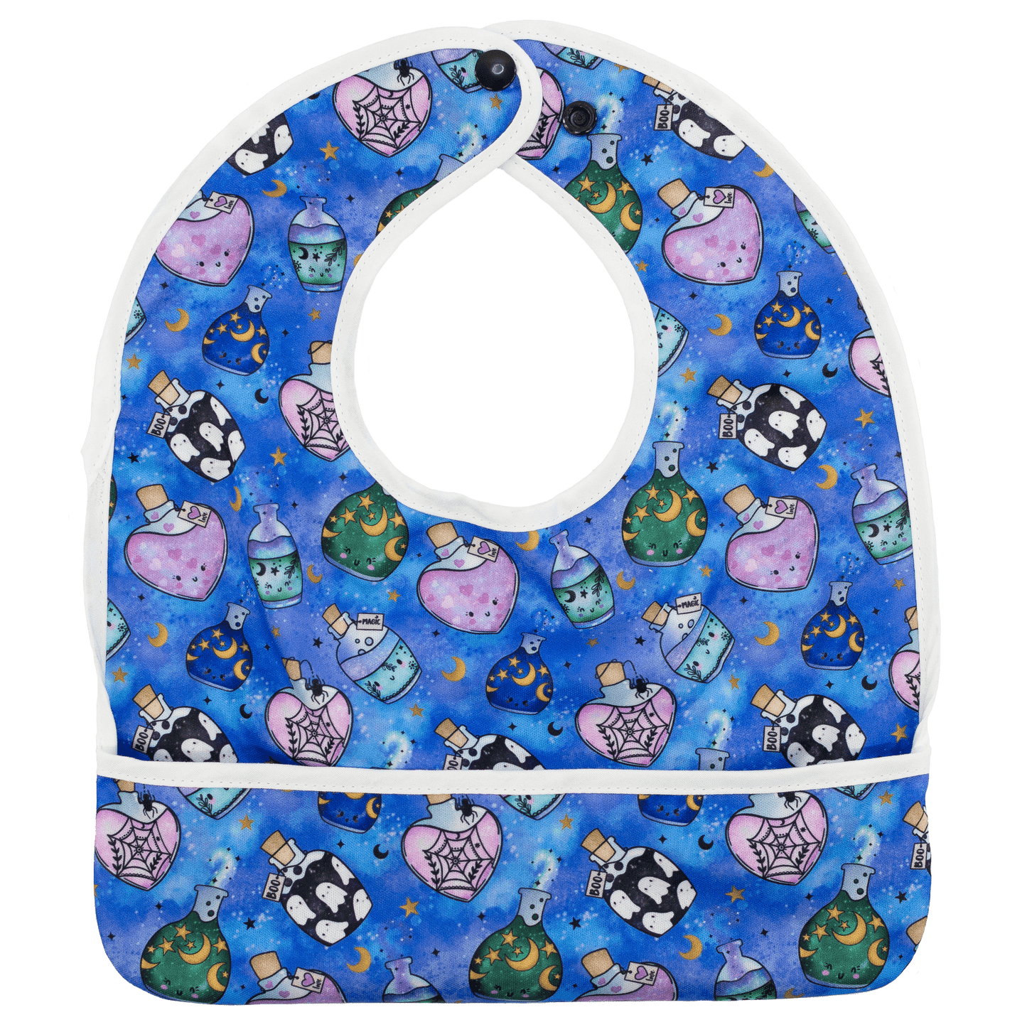 Potions The Flip Bib Machine Washable Reusable Baby Bibs With Pocket Texas Tushies