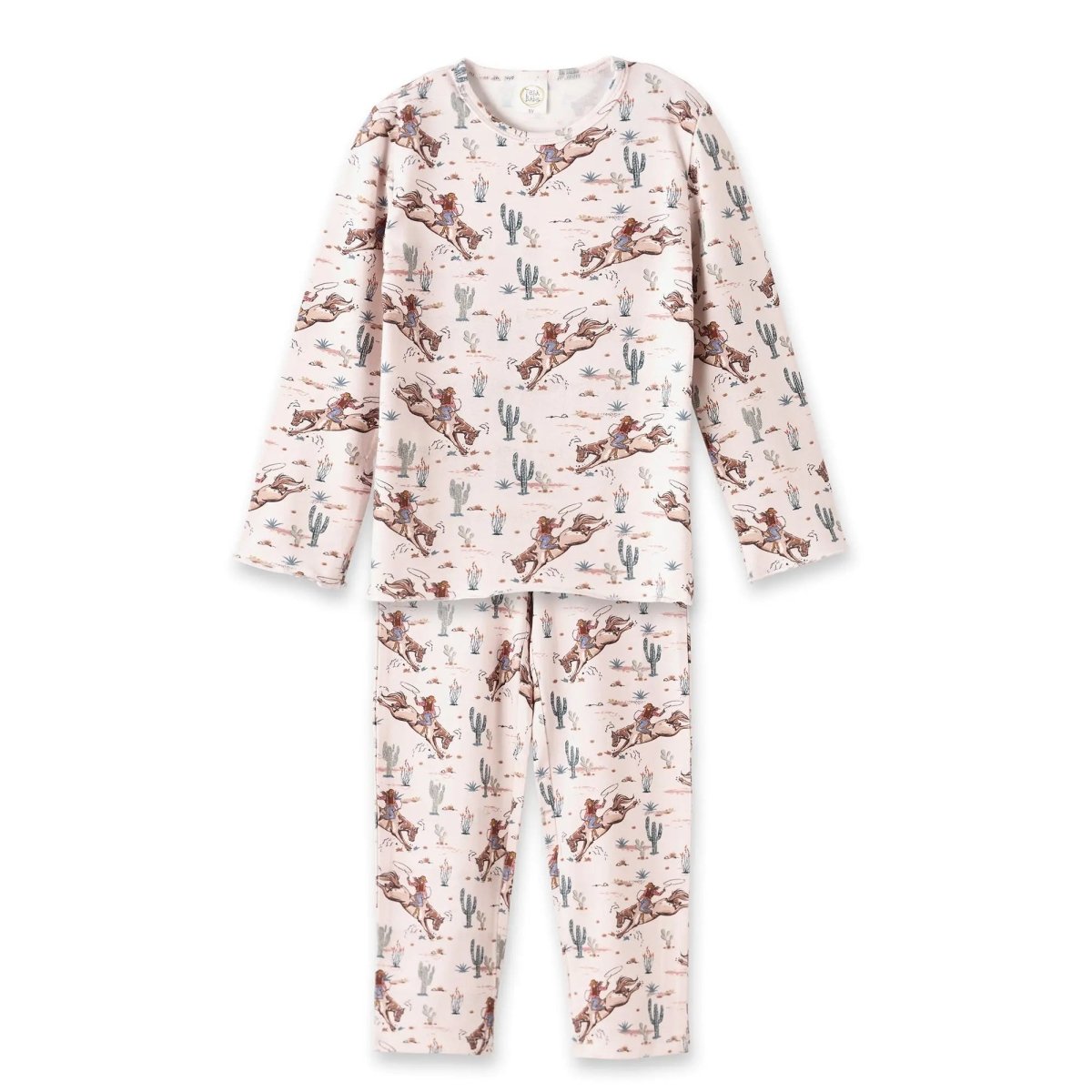 Tesa Babe Prairie Princess Western Bamboo Pajama Set For Girls - Everetts Place Boutique -