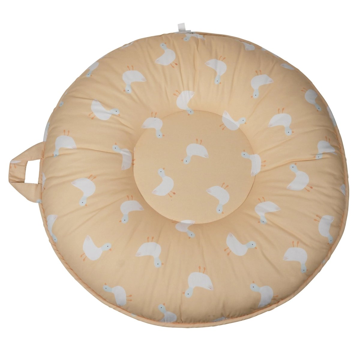 Puddles Whispering Blue Floor Cushion for Stylish and Comfortable Seating.
