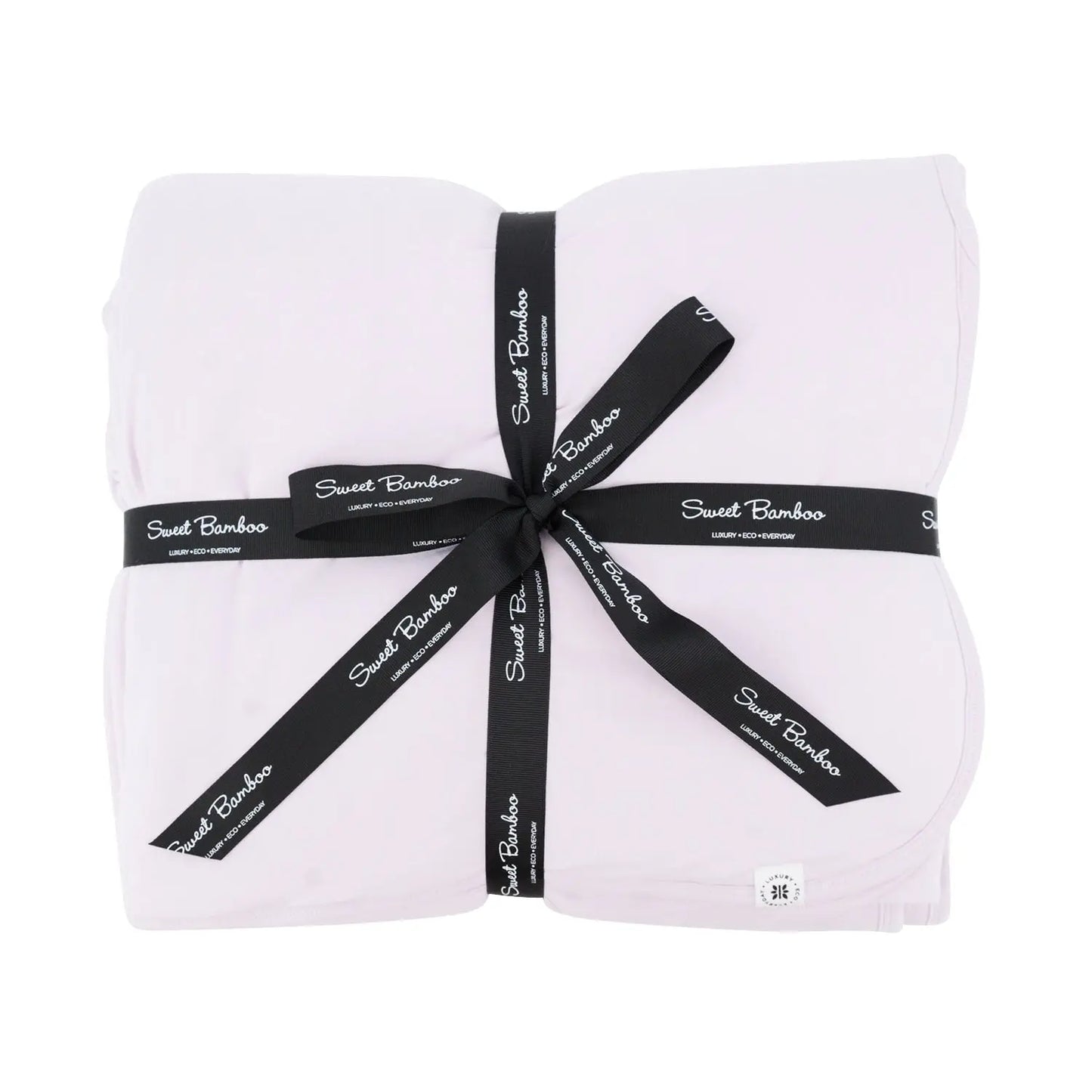 Quilted Blanket Softest Ecolux Fabric Double Layered Cozy Bedding Sweet Bamboo