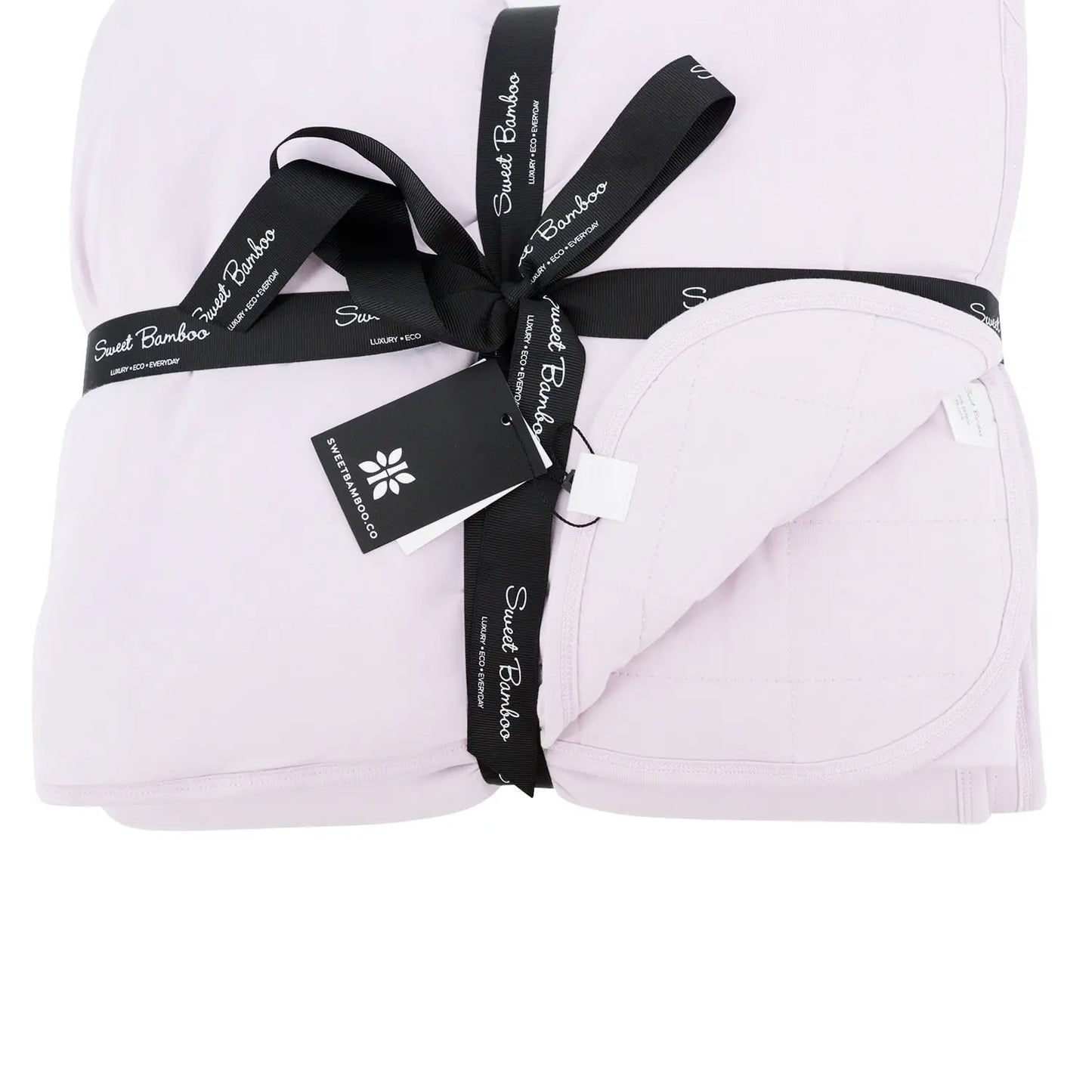 Quilted Blanket Softest Ecolux Fabric Double Layered Cozy Bedding Sweet Bamboo