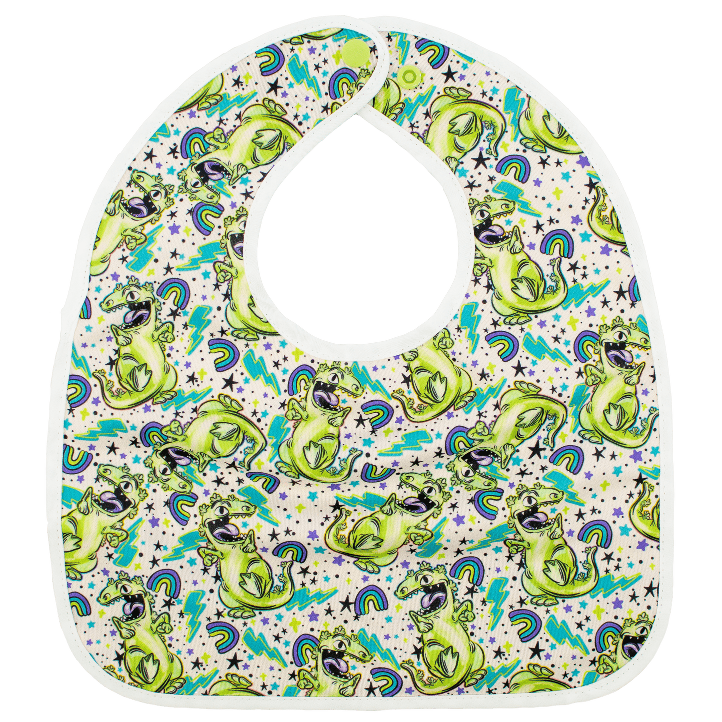 Raptor The Flip Bib With Pocket For Food And Drool Machine Washable Water Resistant Texas Tushies