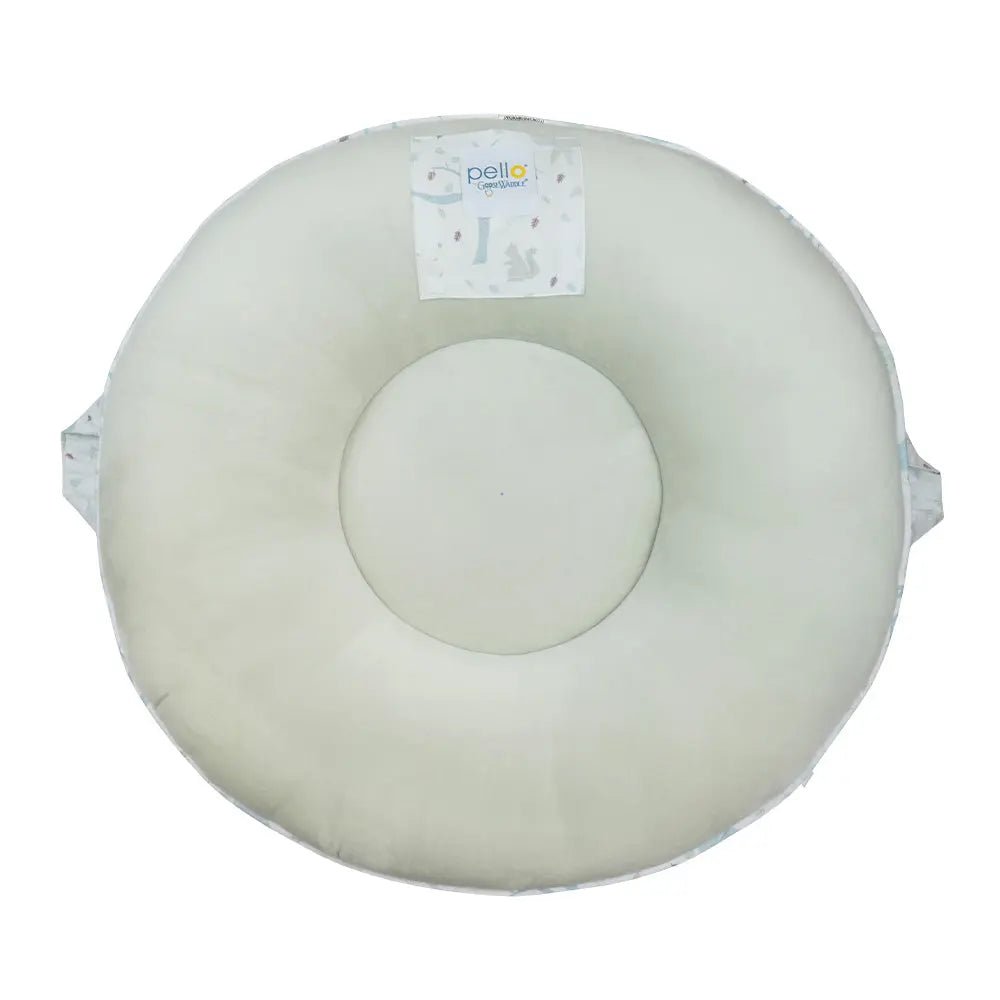 Riley Jr Silver Floor Cushion.