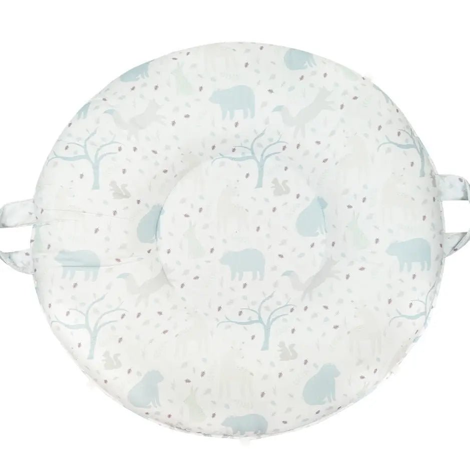Riley Jr Silver Floor Cushion.