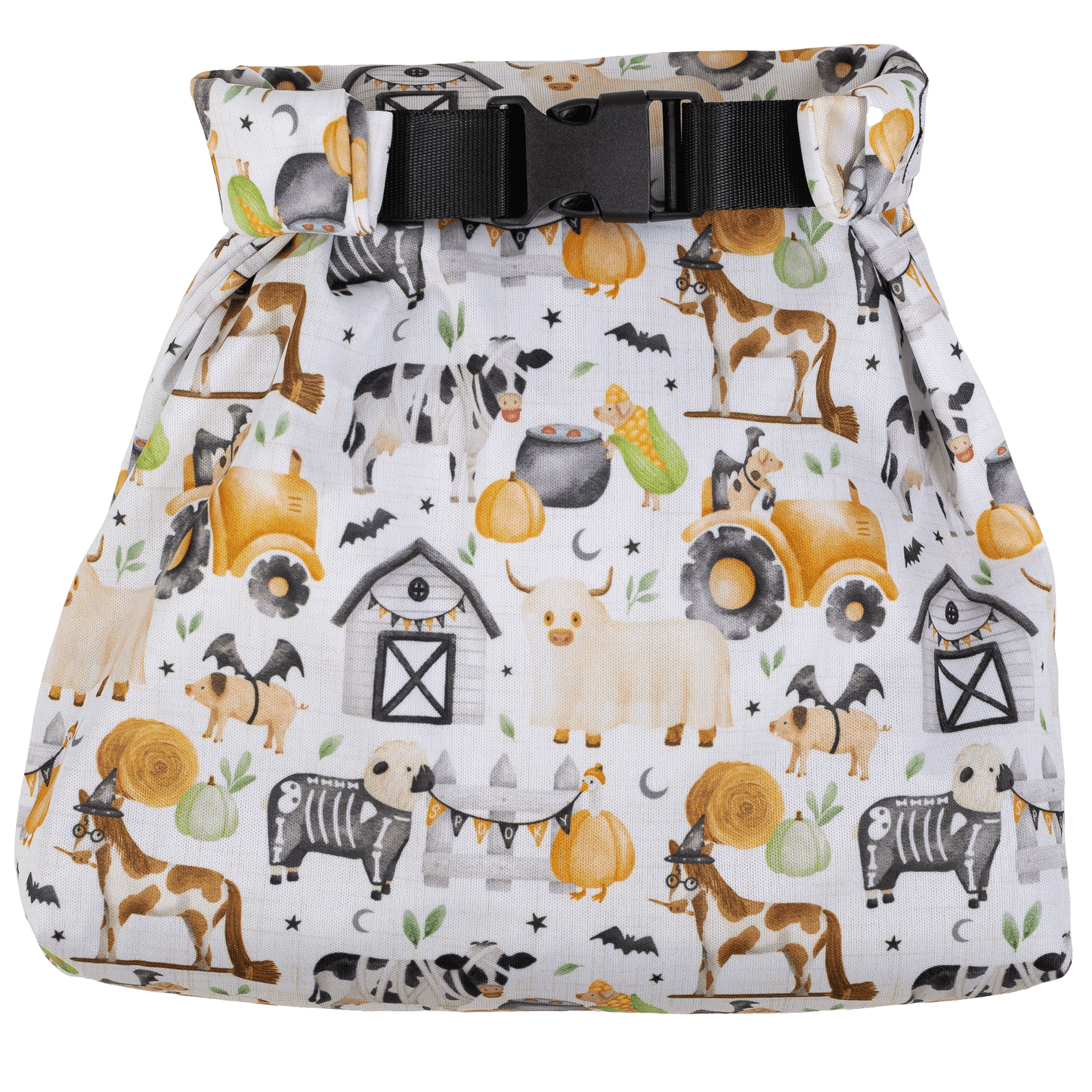 Roll Up Buckle Wet Dry Bags for Diapers and Halloween Candy Storage 11x13 Inches Texas Tushies