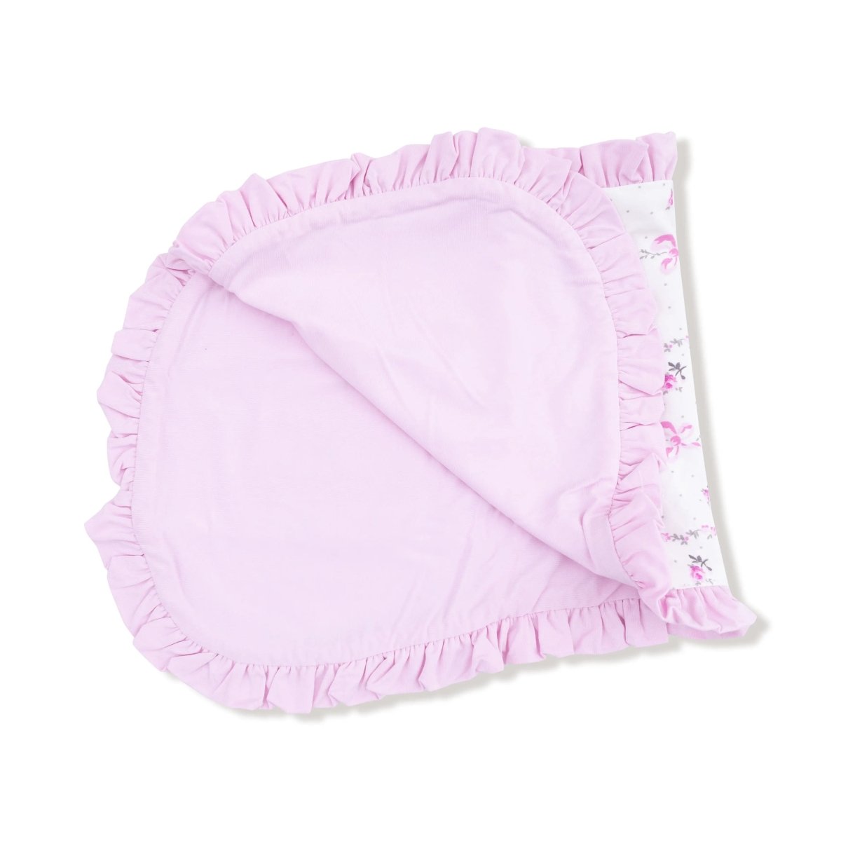 Angel Dear Ruffle Burp Cloth Angel Dear Soft Bamboo Viscose Mealtime - Everetts Place Boutique -