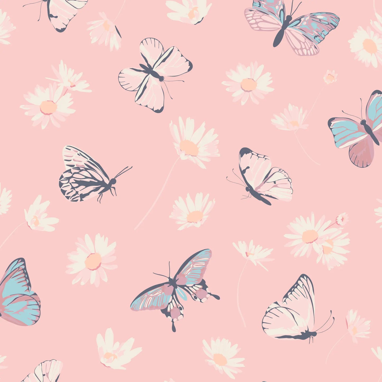 Pink Butterfly Daisy Bamboo Ruffle Footie for Babies Sweet Bamboo