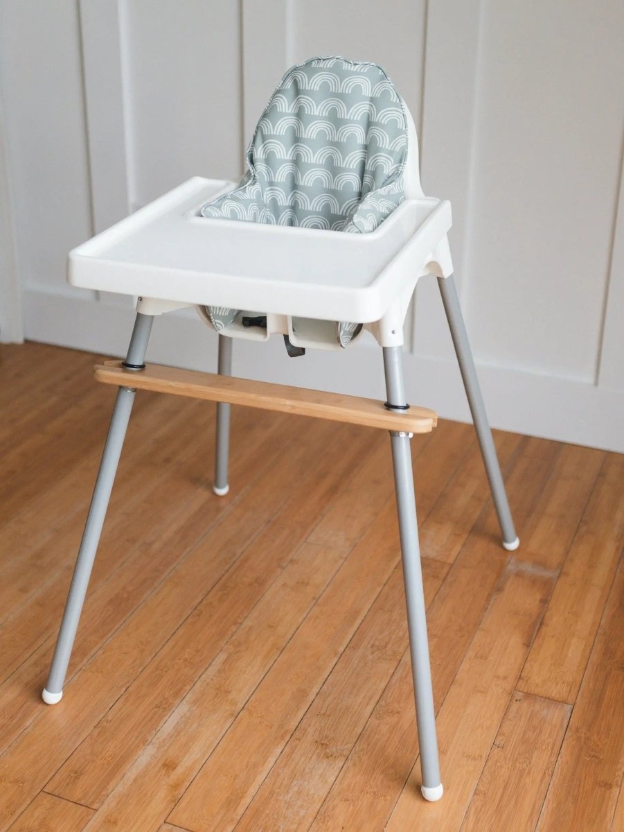 Little Joy Co. Sage Green Rainbow Cushion Cover IKEA Antilop Highchair - Everetts Place Boutique -