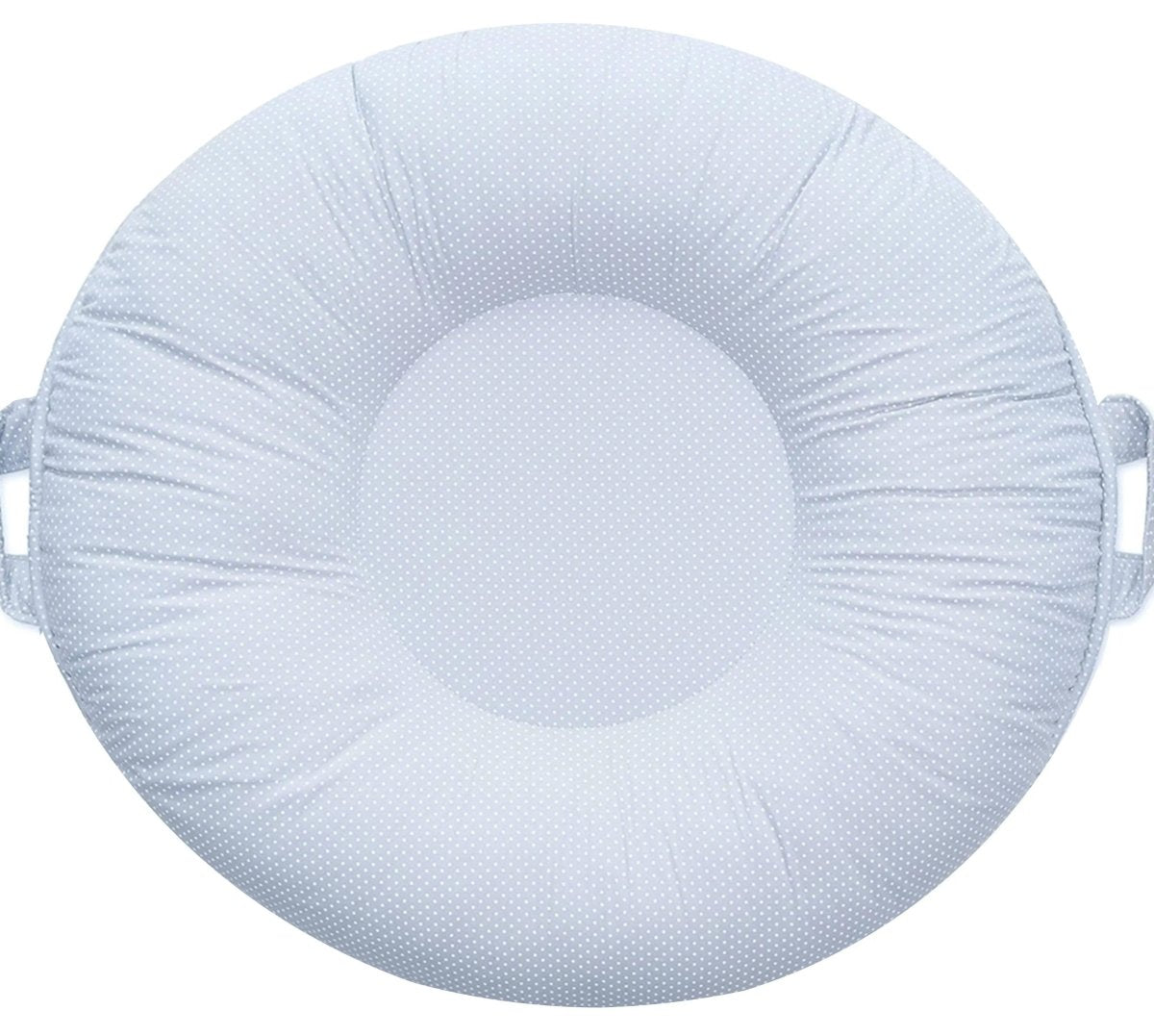 Serenity Light Gray Floor Cushion for Comfortable Home Decor.