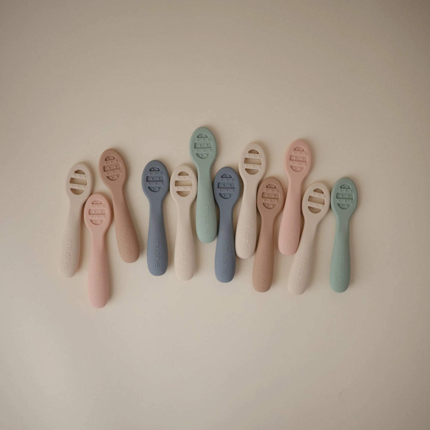First Feeding Baby Spoons for Smooth Transition to Self Feeding Mushie