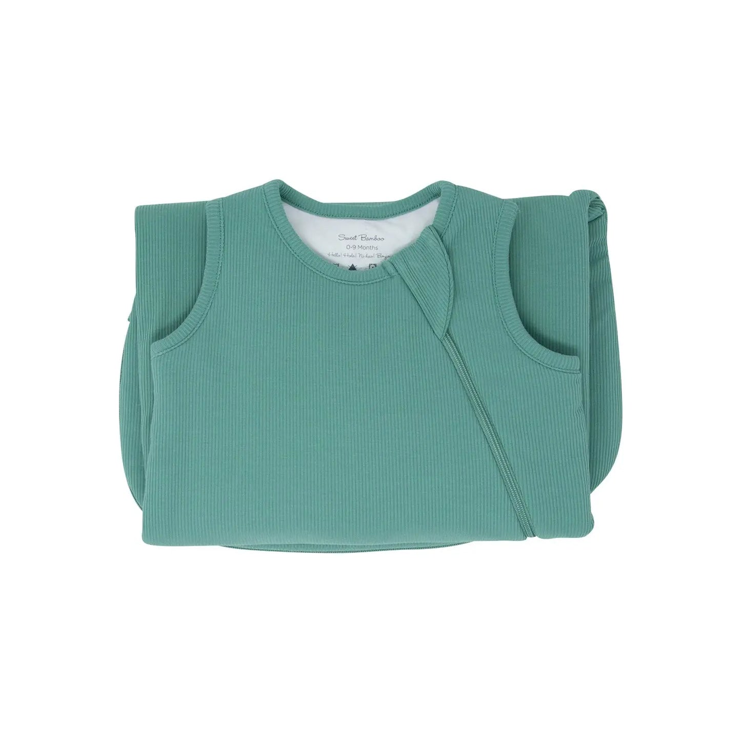 1.5 Tog Sleep Sack for Infants with 2 Way J Zipper Quilted Lining Size 0 to 9 Months Sweet Bamboo