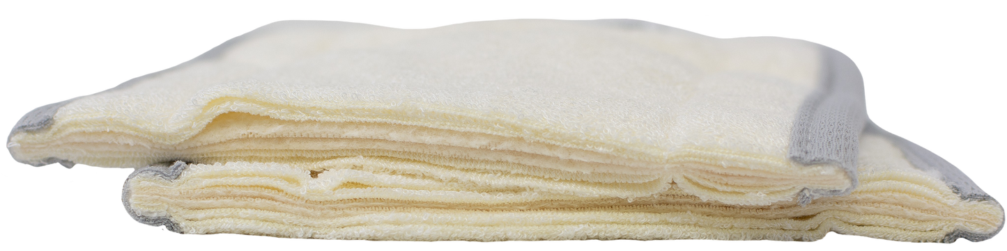 Slim Fit 6 Layer Natural Fiber Cloth Diaper Inserts for Ultimate Absorbency Texas Tushies