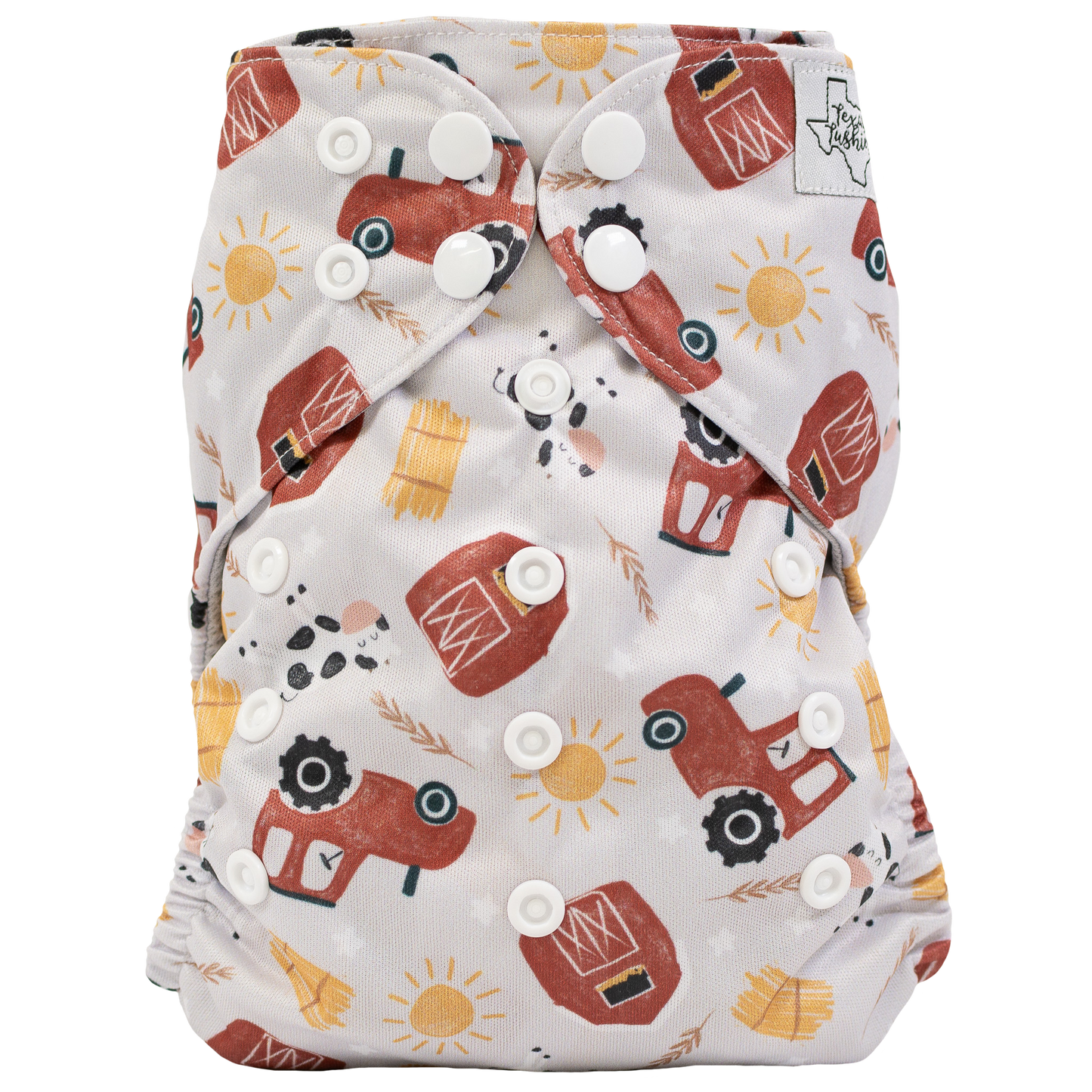Slim Fit All In One Cloth Diaper For Babies 8 To 40 Pounds Texas Tushies