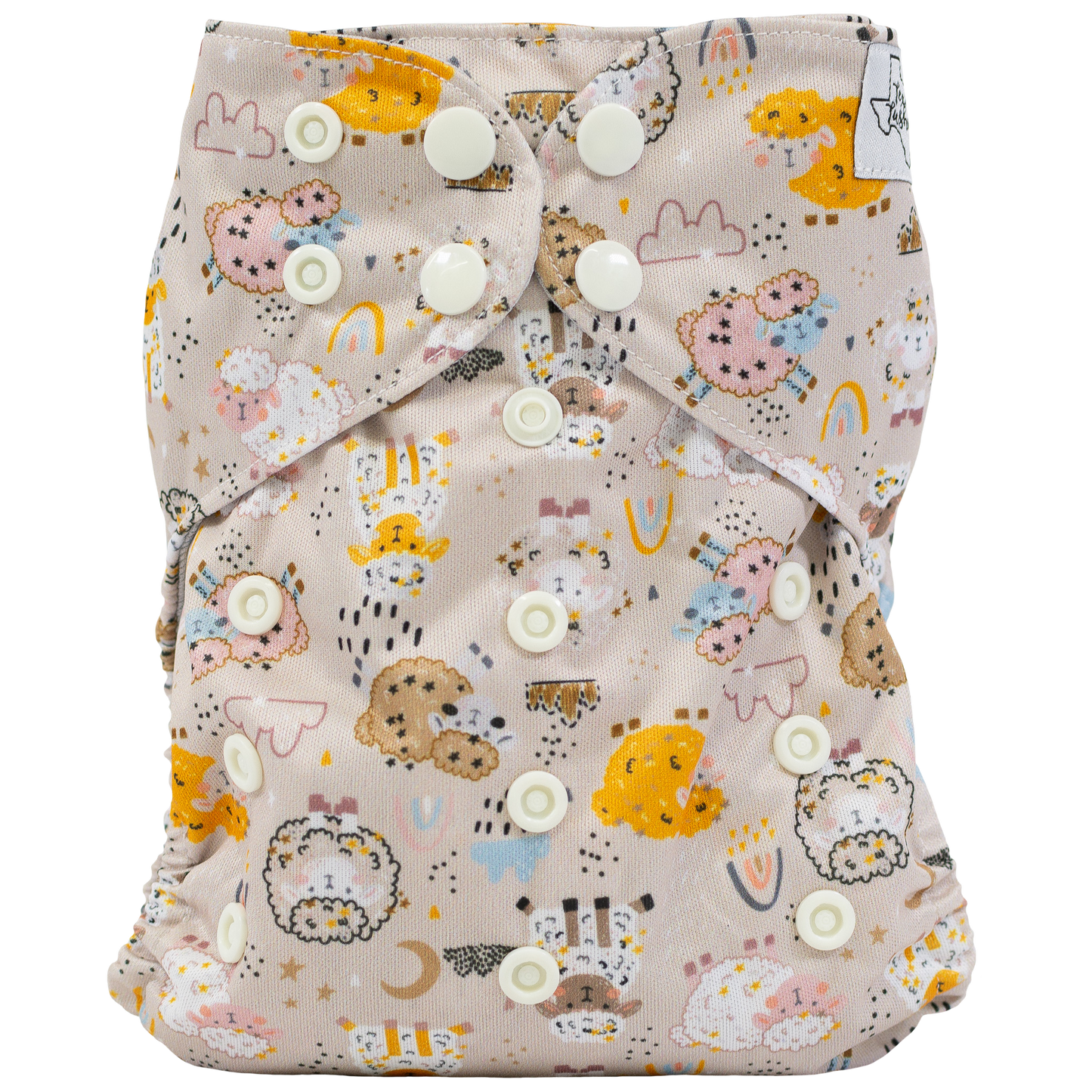 Slim Fit All In One Cloth Diaper For Babies 8 To 40 Pounds Texas Tushies