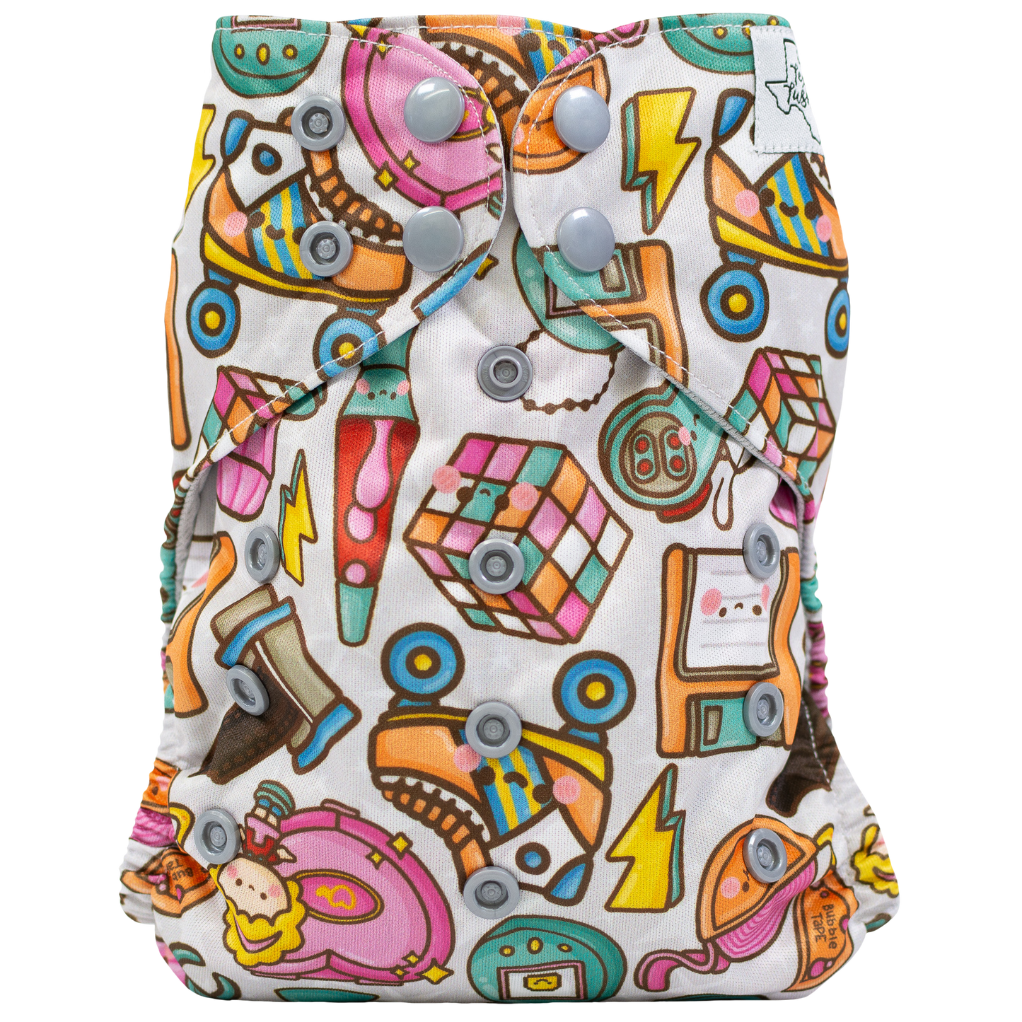 Slim Fit All In One Cloth Diaper For Babies 8 To 40 Pounds Texas Tushies