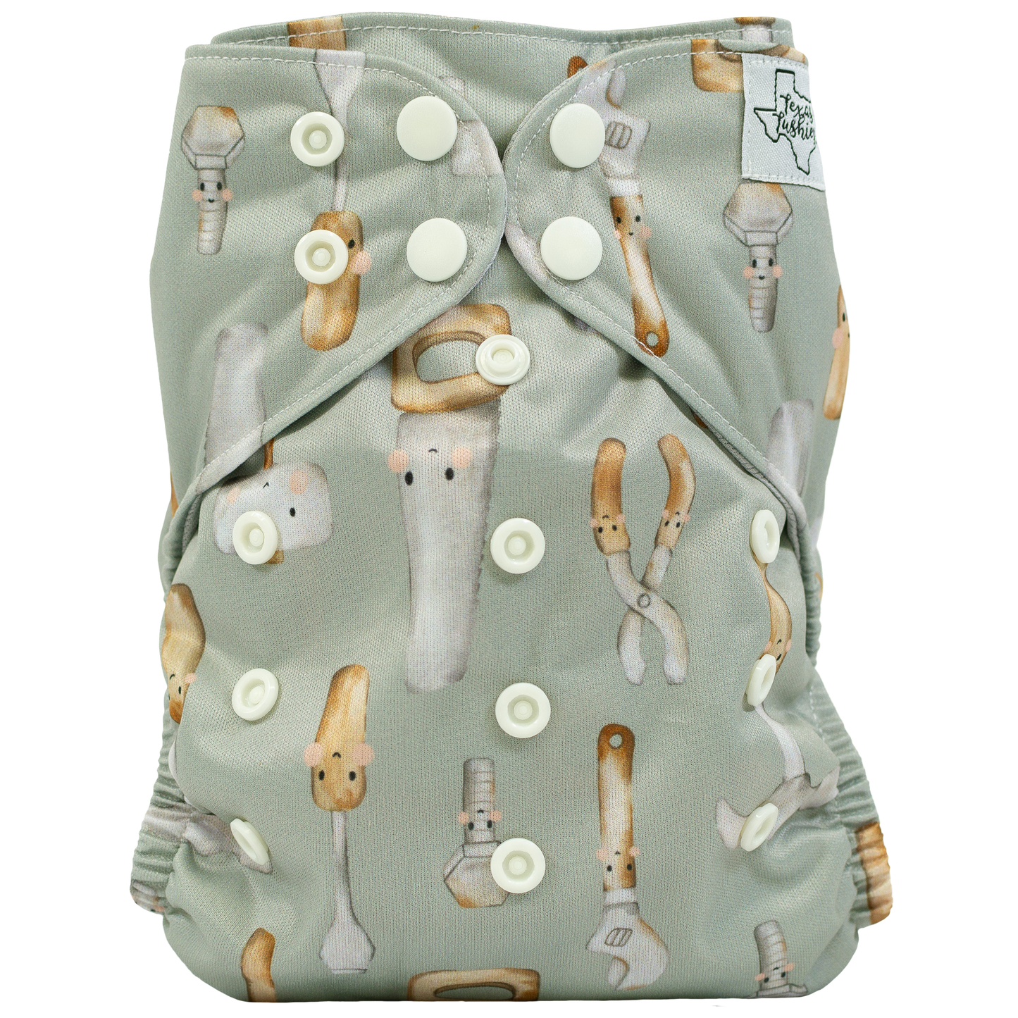 Slim Fit All In One Cloth Diaper For Babies 8 To 40 Pounds Texas Tushies