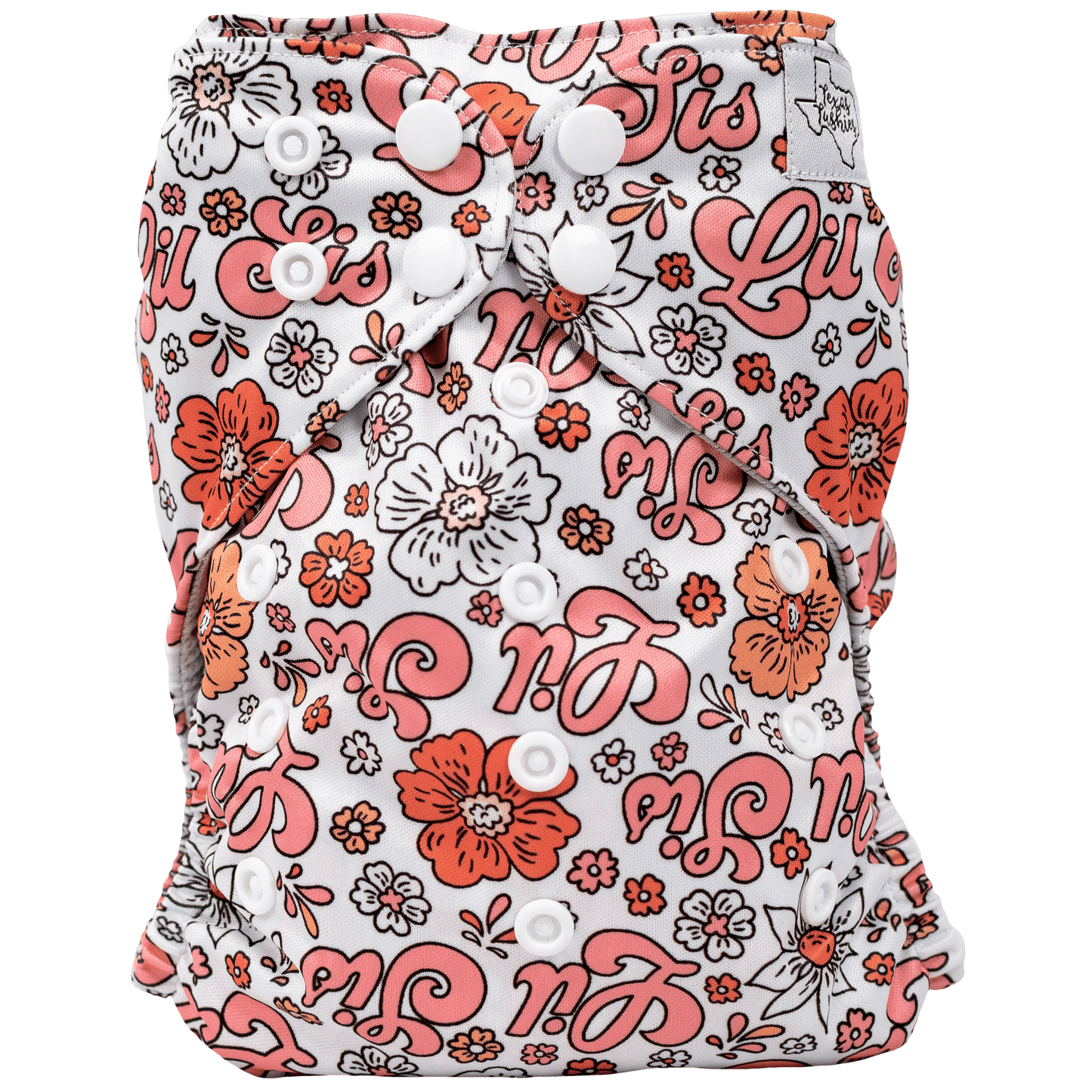 Slim Fit All In One Cloth Diaper For Babies 8 To 40 Pounds Texas Tushies