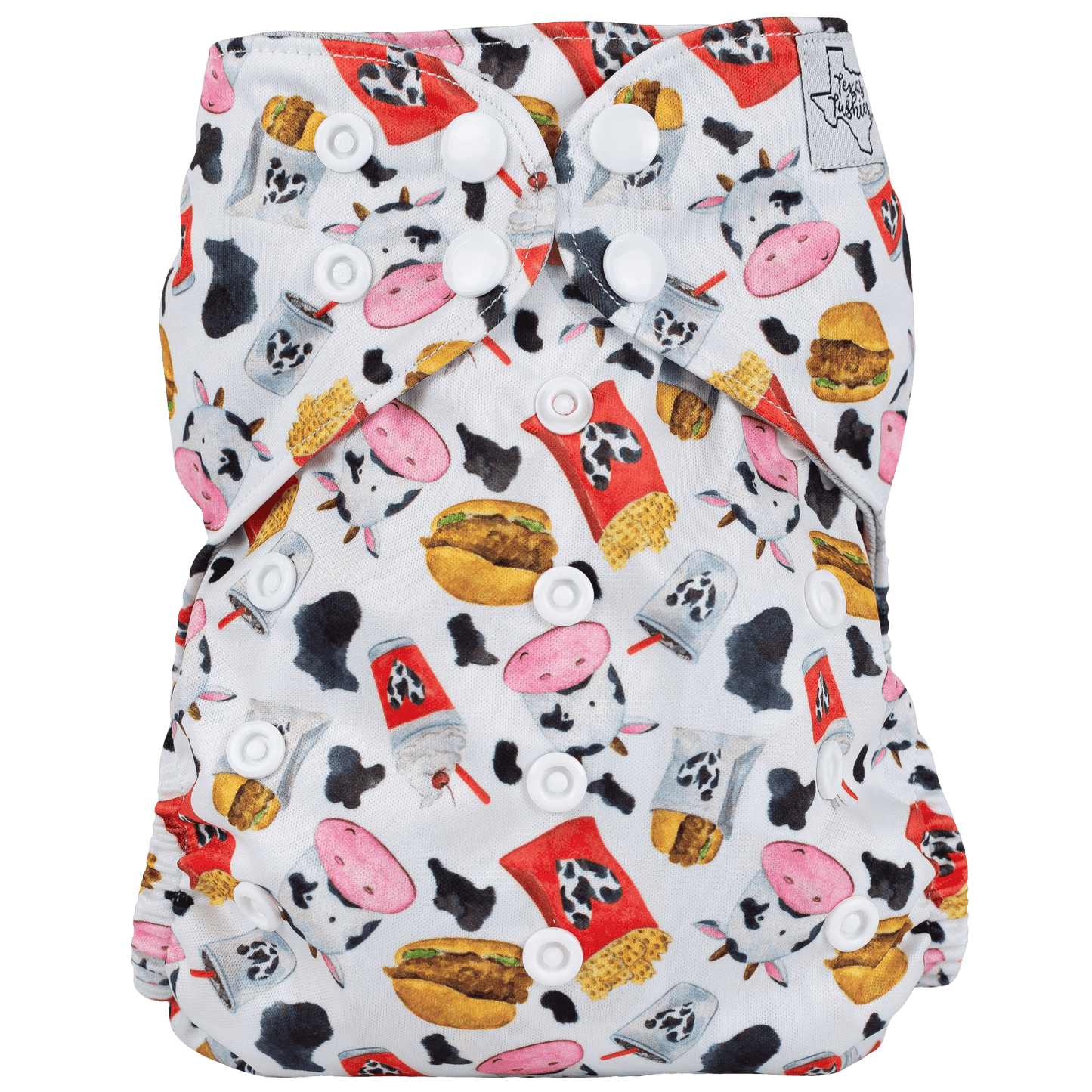 Slim Fit All In One Cloth Diaper For Babies 8 To 40 Pounds Texas Tushies