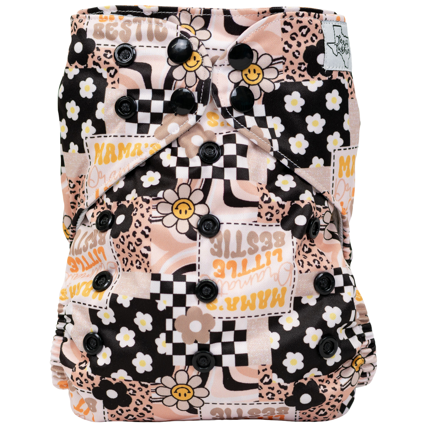 Slim Fit All In One Cloth Diaper For Babies 8 To 40 Pounds Texas Tushies