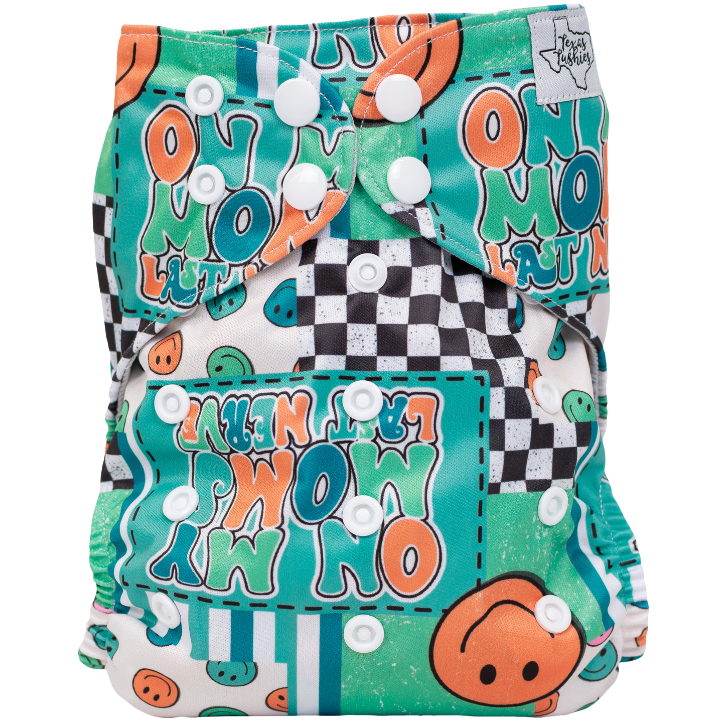 Slim Fit All In One Cloth Diaper For Babies 8 To 40 Pounds Texas Tushies
