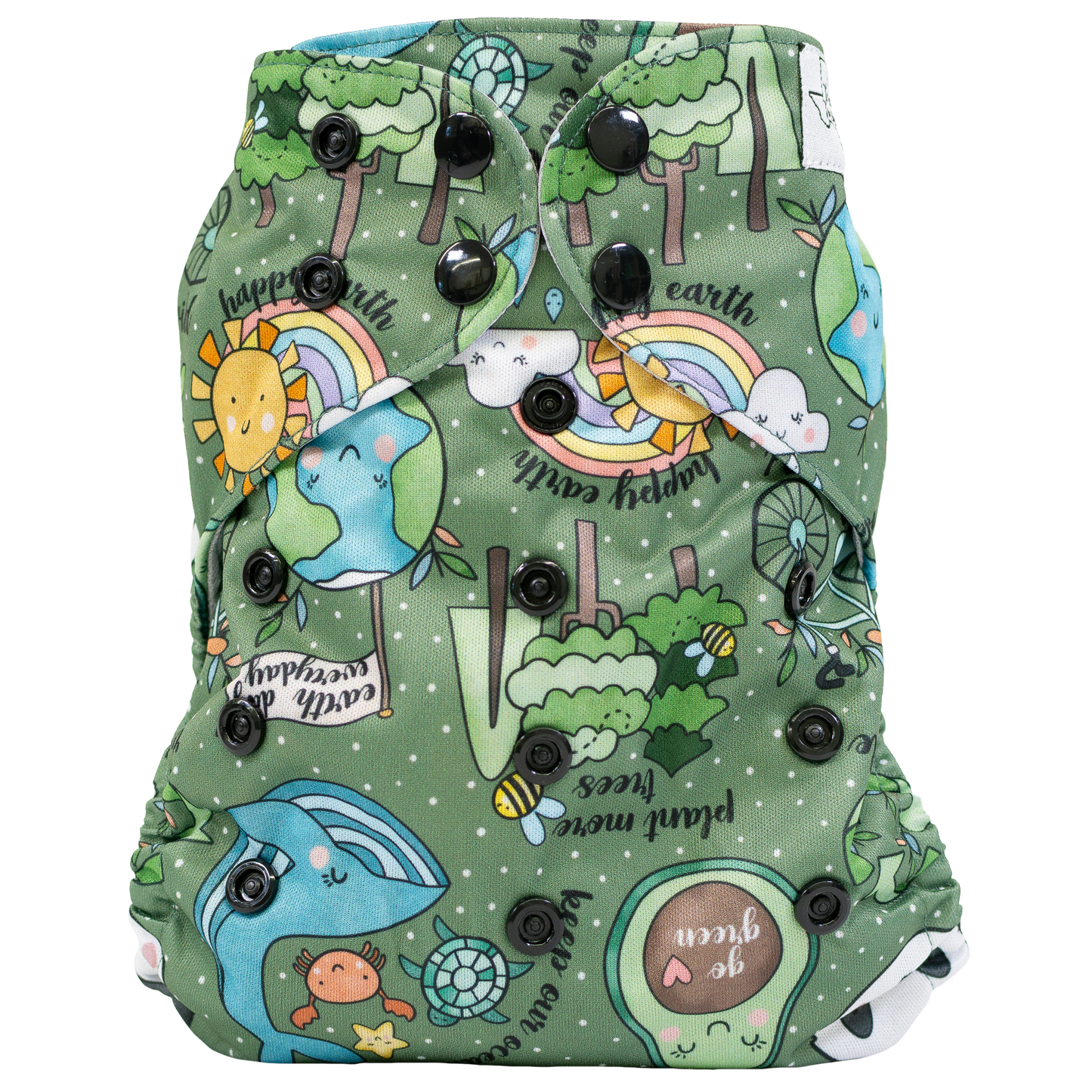 Slim Fit All In One Cloth Diaper For Babies 8 To 40 Pounds Texas Tushies