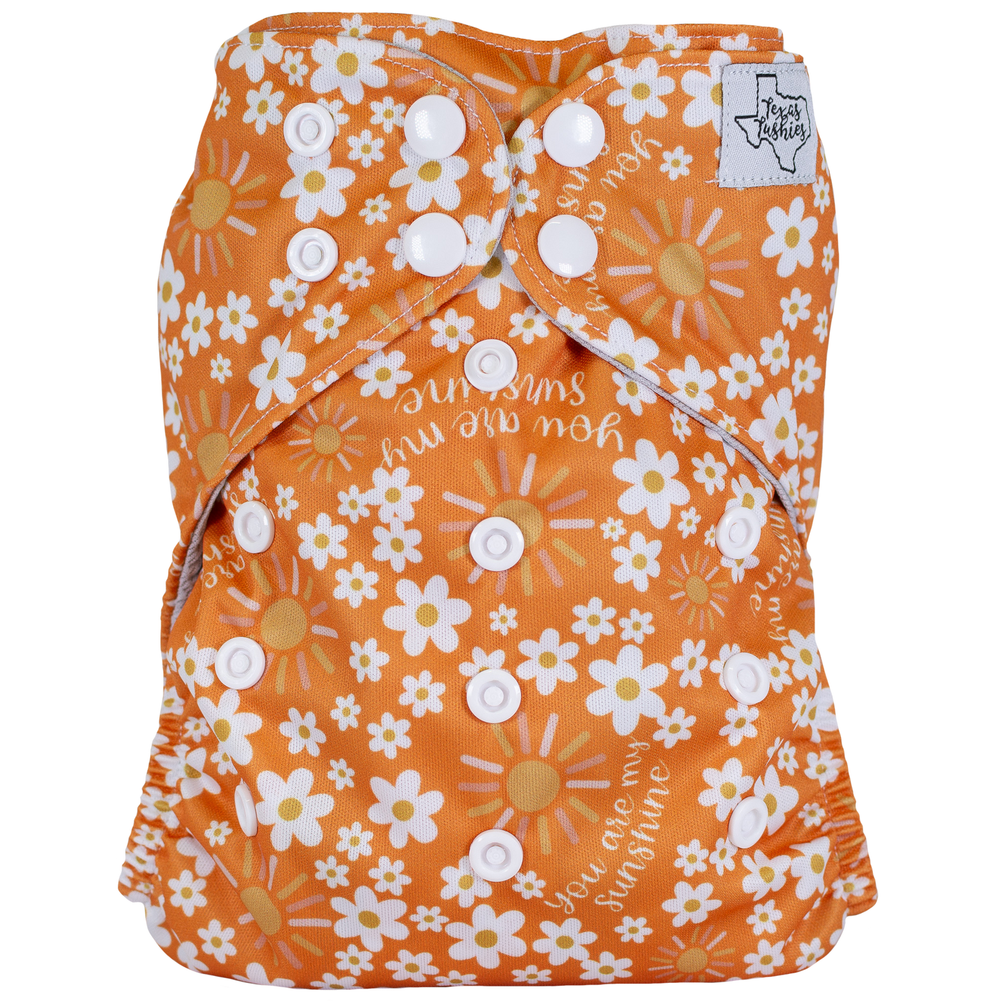 Slim Fit All In One Cloth Diaper For Babies 8 To 40 Pounds Texas Tushies
