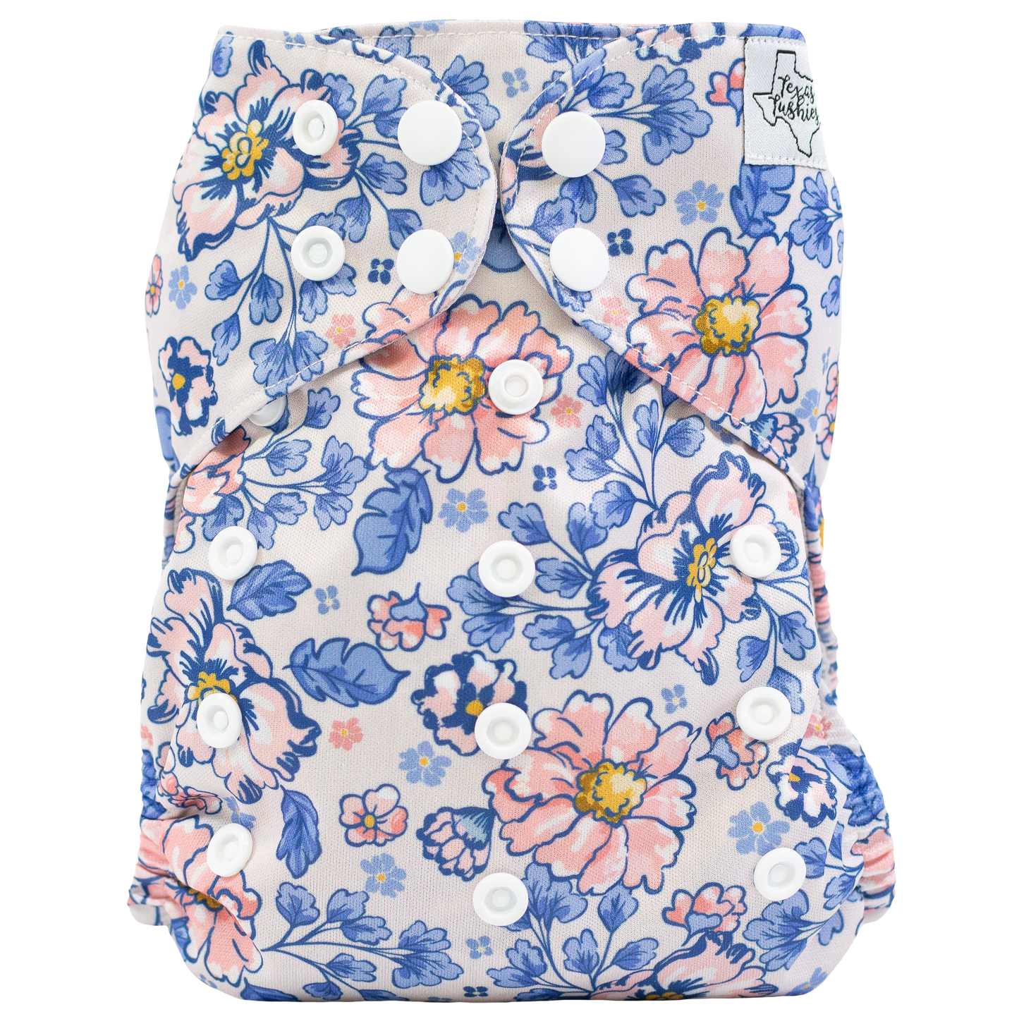 Slim Fit Pocket Cloth Diaper for Babies 8 to 40 Pounds Texas Tushies