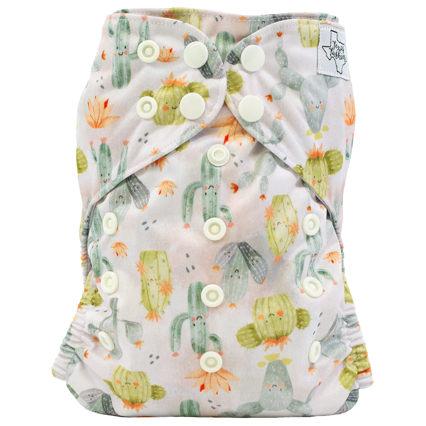 Slim Fit Pocket Cloth Diaper for Babies 8 to 40 Pounds Texas Tushies