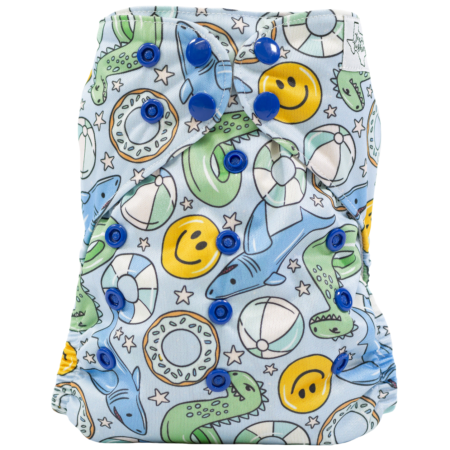 Slim Fit Pocket Cloth Diaper for Babies 8 to 40 Pounds Texas Tushies