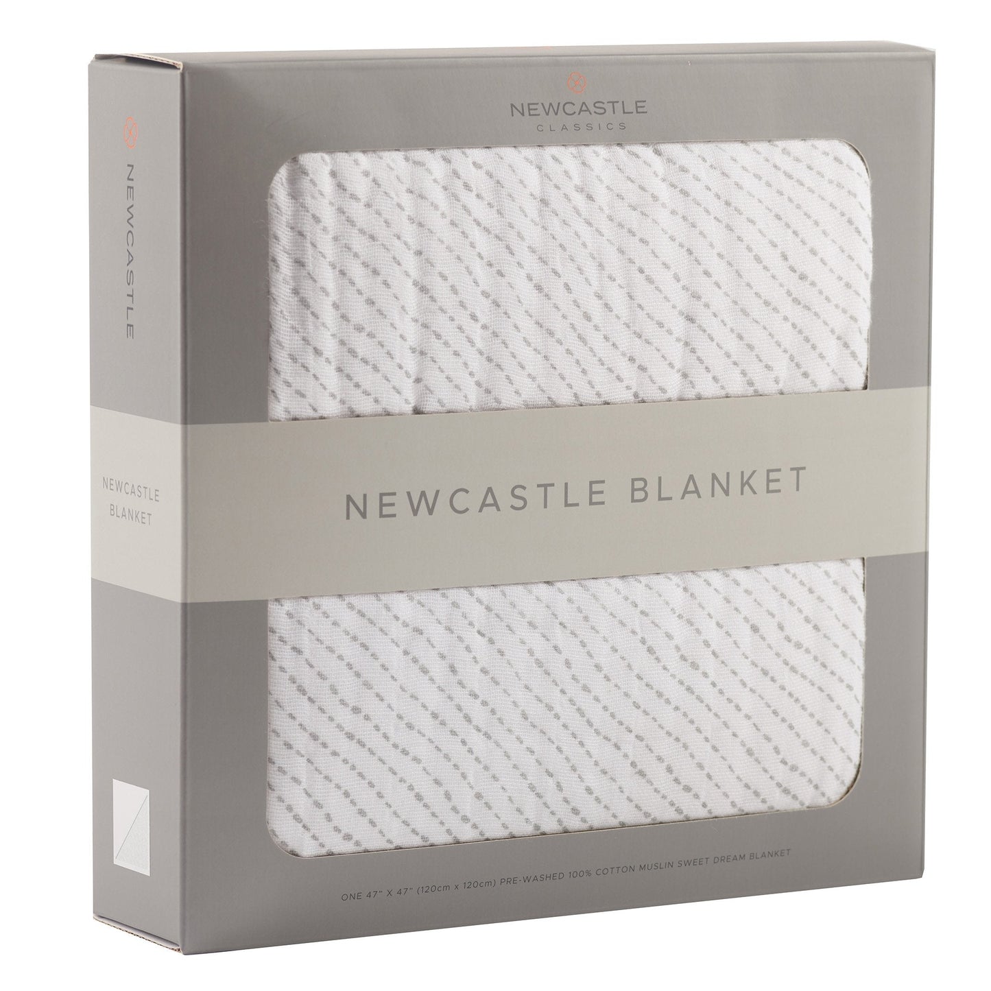Newcastle Classics Spotted Wave Cotton Muslin Blanket with Softness for Kids - Baby & Toddler > Swaddling & Receiving Blankets > Receiving Blankets Cotton Newcastle Blanket