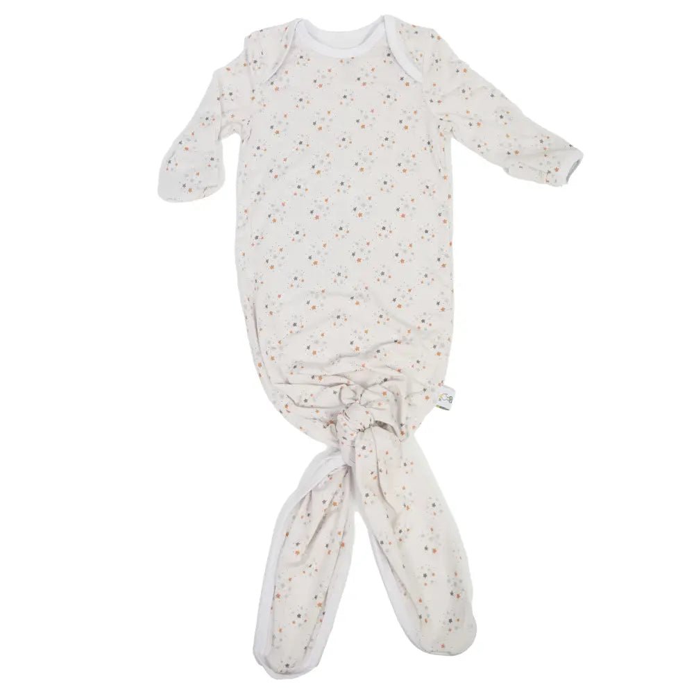 Stars Lunar Knotted Gown for Newborns 0 to 3 Months.