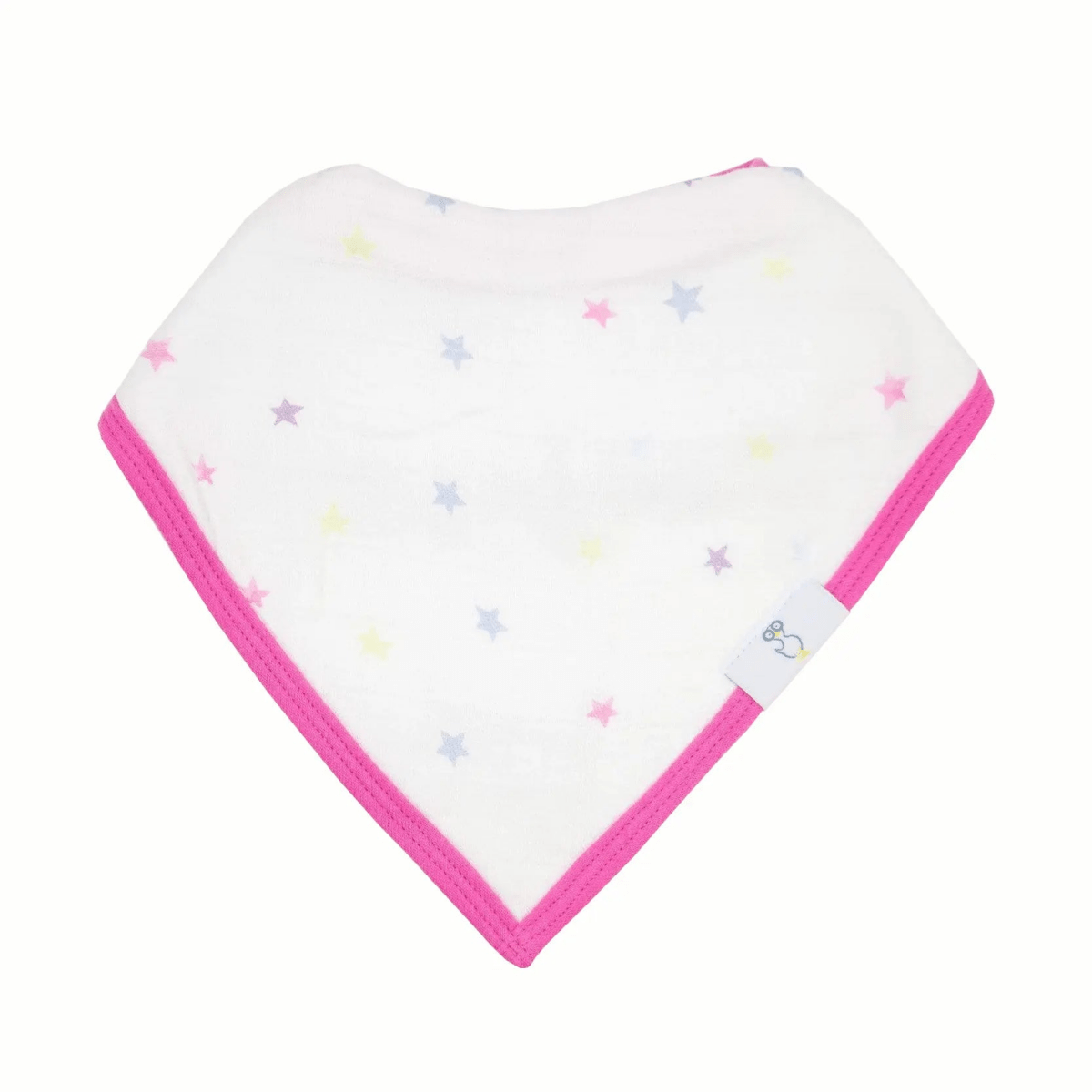 Stripes and Stars 2 Pack Muslin and Terry Cloth Bib Set.