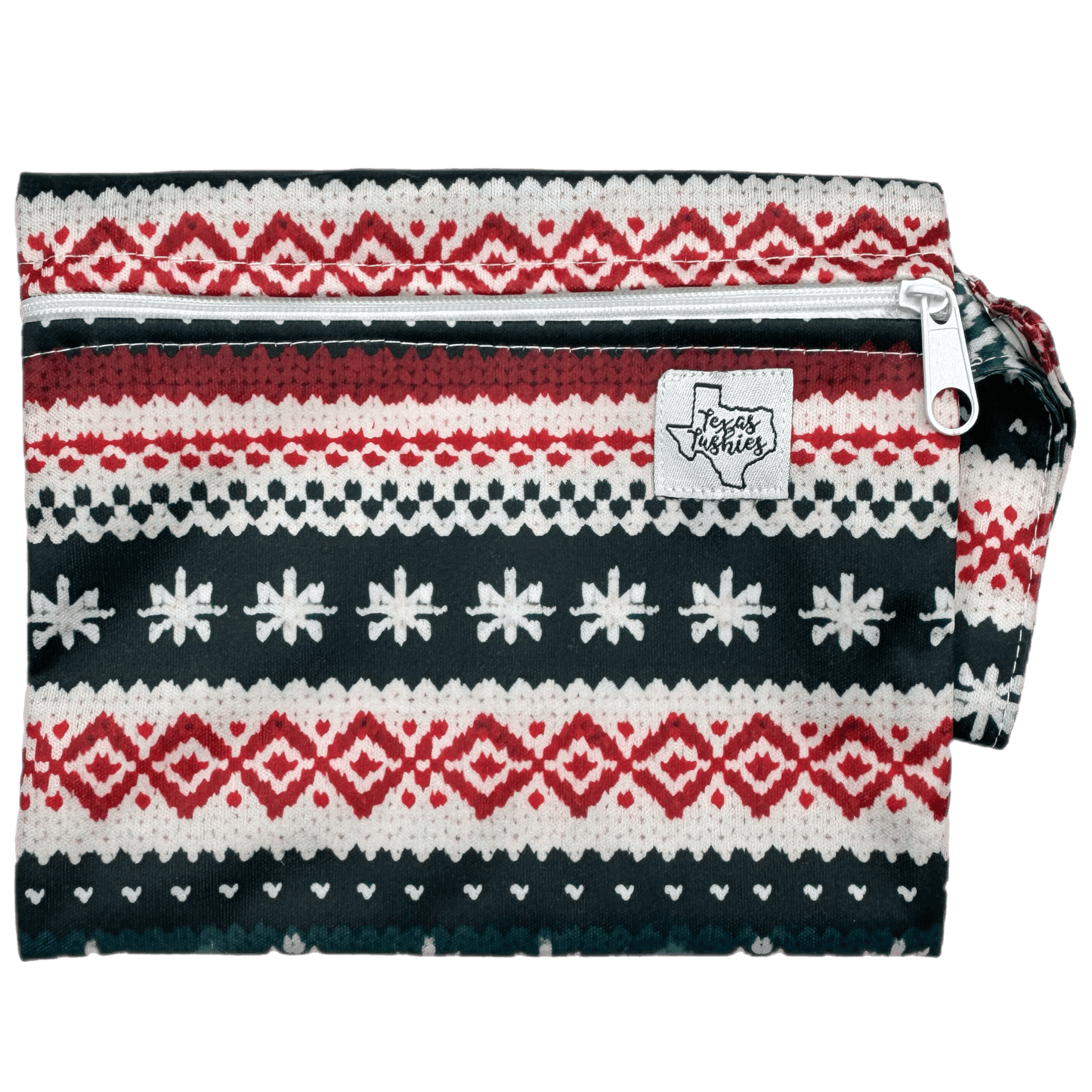 Sweater Weather Mini Wet Bag Portable Storage Solution for Snacks Diapers Makeup and More Texas Tushies