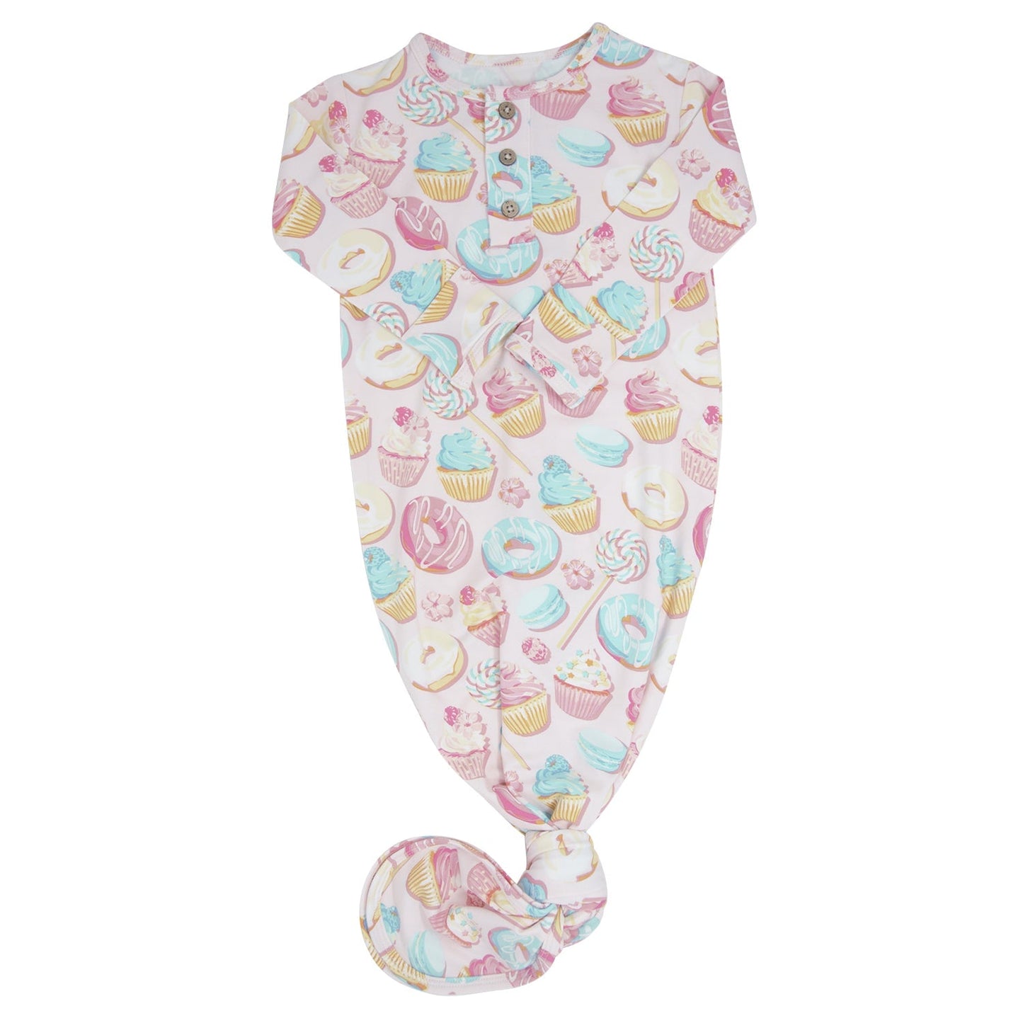 Sweet Bamboo Knotted Gown Homecoming Infant Outfit Deluxe Sweet Bamboo Everetts Place: Online Boutique
