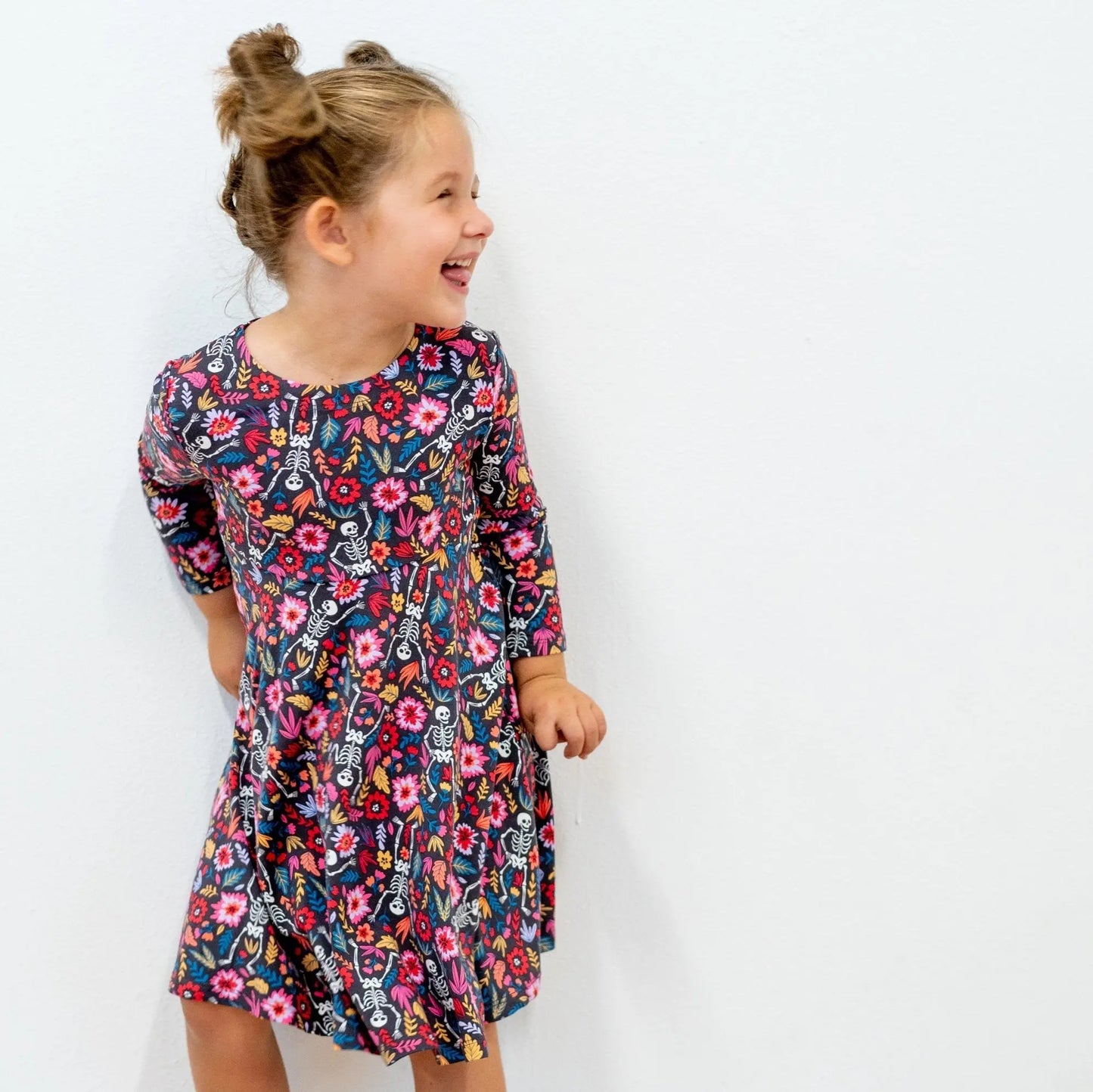 Swirly Girl Dress for Halloween Celebration Sweet Bamboo