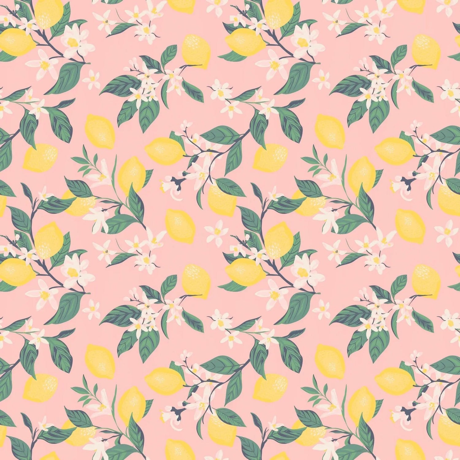 Sweet Bamboo Pink Lemon Floral Print Cap Sleeve Dress for Everyday Wear for Girls - Apparel & Accessories > Clothing > Dresses Dresses