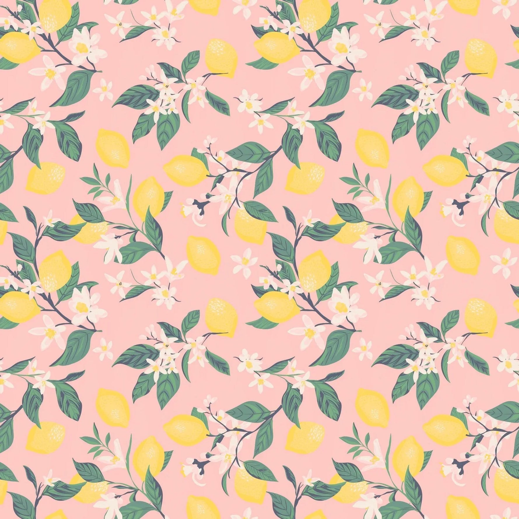 Sweet Bamboo Pink Lemon Floral Print Cap Sleeve Dress for Everyday Wear for Girls - Apparel & Accessories > Clothing > Dresses Dresses