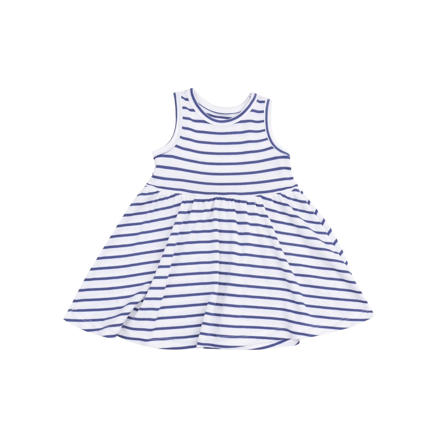 Tank Dress And Bloomer Set Stripe Vintage Navy.