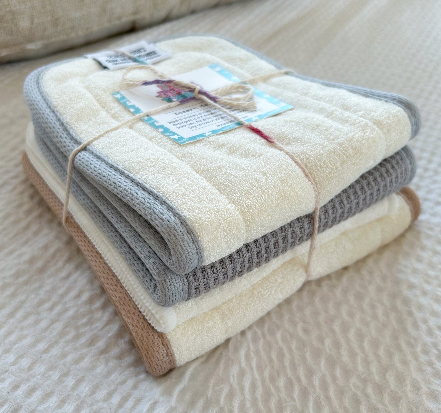 Texas Tushies Eco-Friendly Insert Sampler Pack with Versatile Cloth Inserts for Parents - Baby & Toddler > Diapering > Diaper Liners > Cloth Diaper Liners