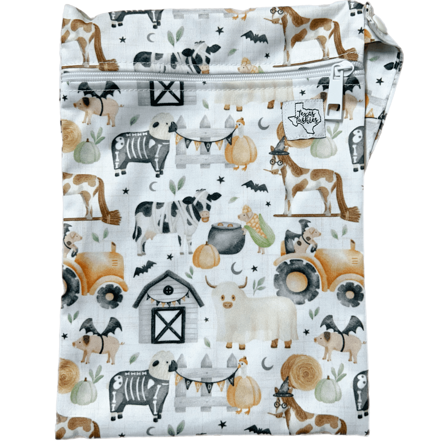 The Quick Trip Wet Dry Bag 10 Inches by 7 Inches Ideal for Cloth Diapers Texas Tushies