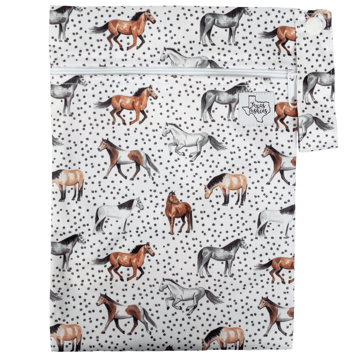 The Quick Trip Wet Dry Bag 10 Inches by 7 Inches Ideal for Cloth Diapers Texas Tushies