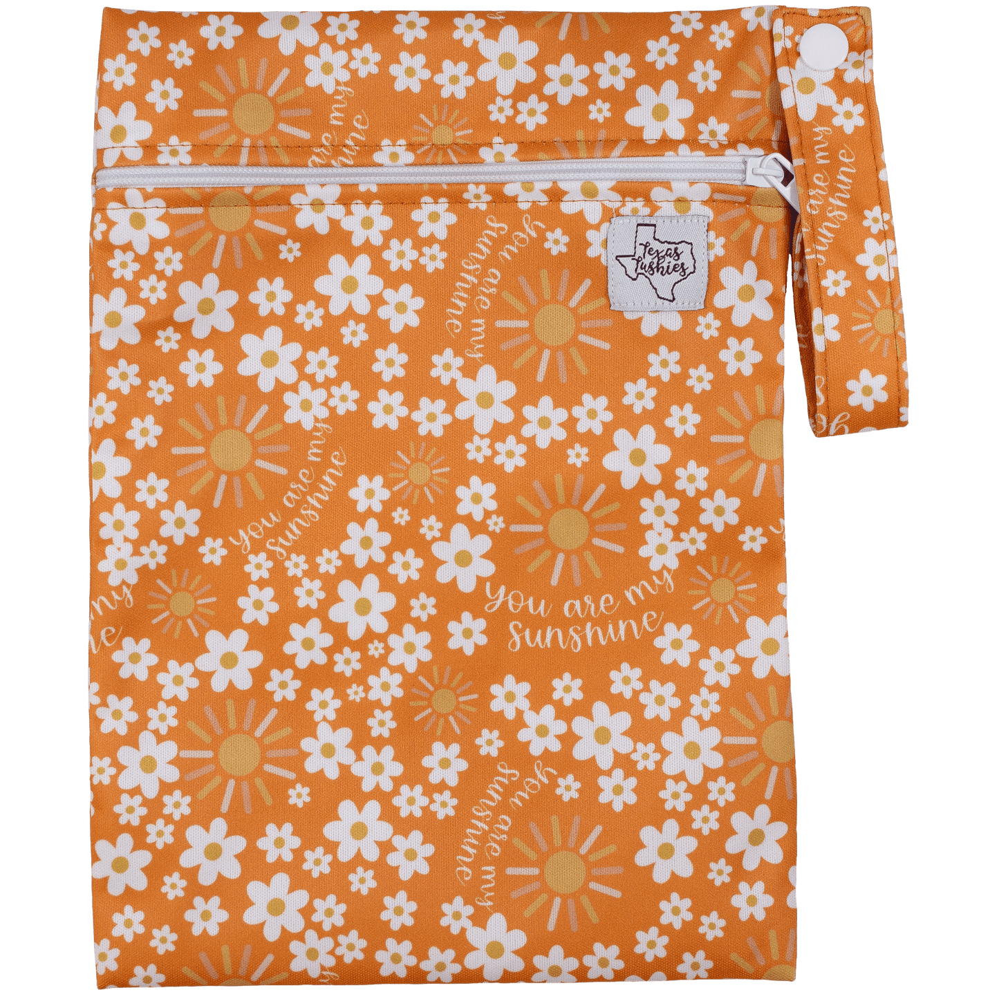 The Quick Trip Wet Dry Bag 10 Inches by 7 Inches Ideal for Cloth Diapers Texas Tushies