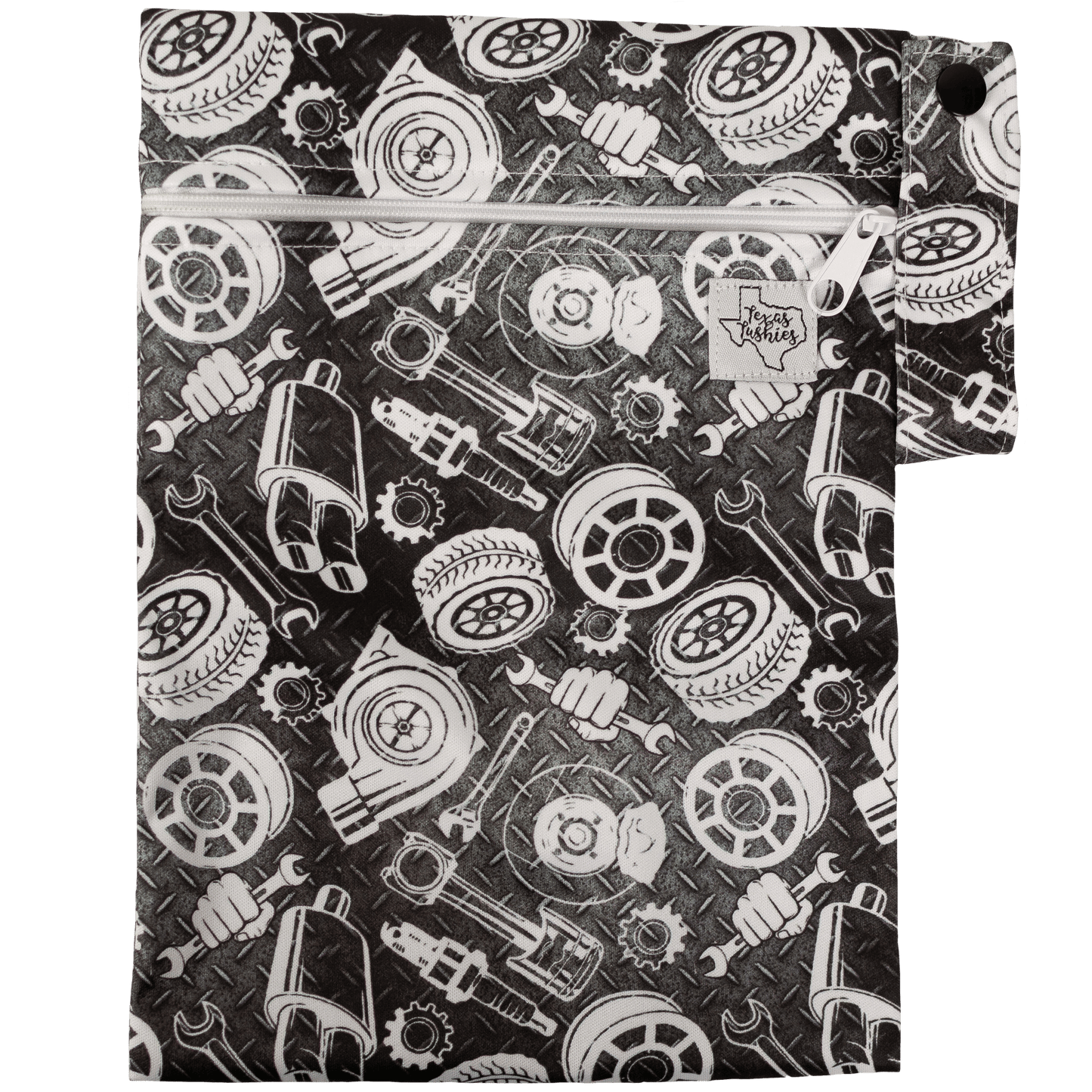 The Quick Trip Wet Dry Bag 10 Inches by 7 Inches Ideal for Cloth Diapers Texas Tushies