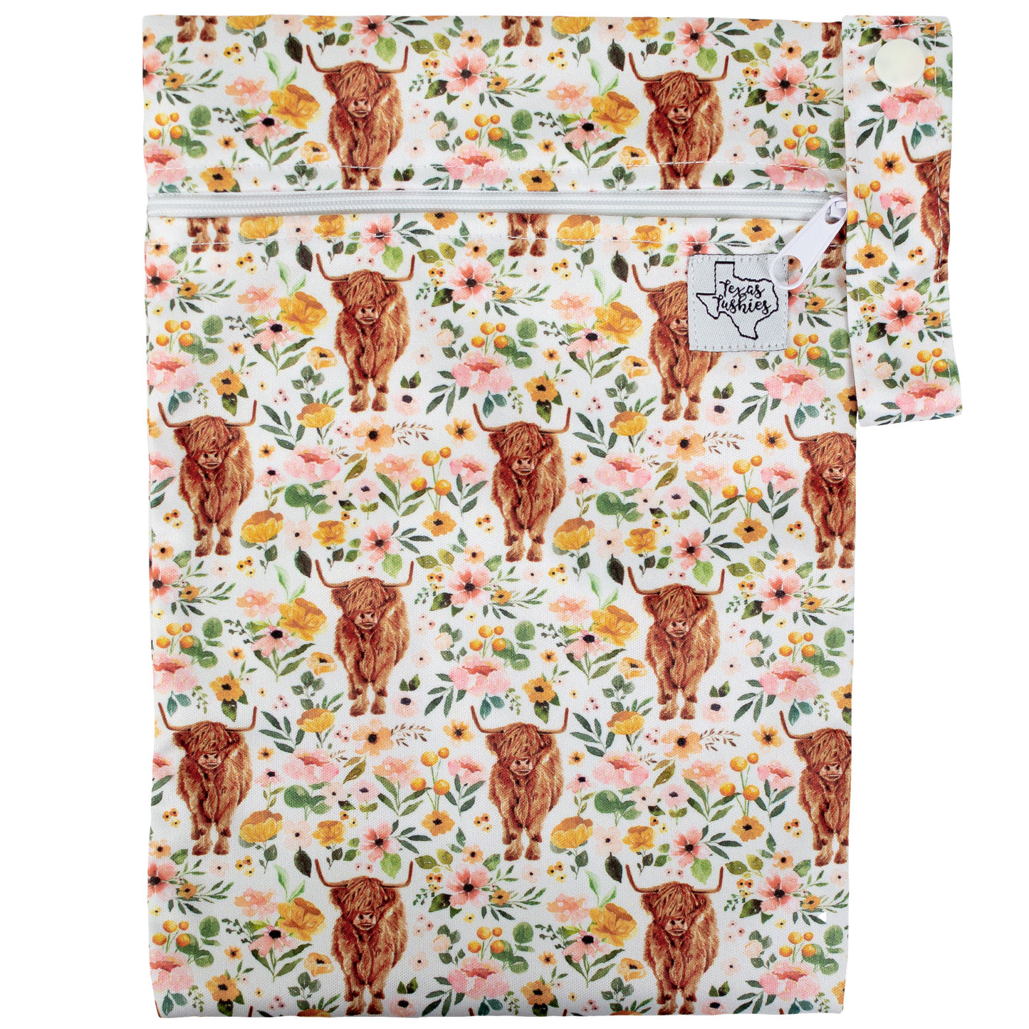 The Quick Trip Wet Dry Bag 10 Inches by 7 Inches Ideal for Cloth Diapers Texas Tushies
