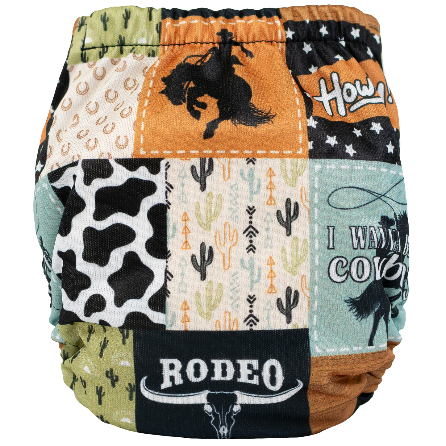 Tiny Tushies Newborn AIO Cloth Diaper with Pocket Opening for Babies 5 to 20 Pounds Texas Tushies