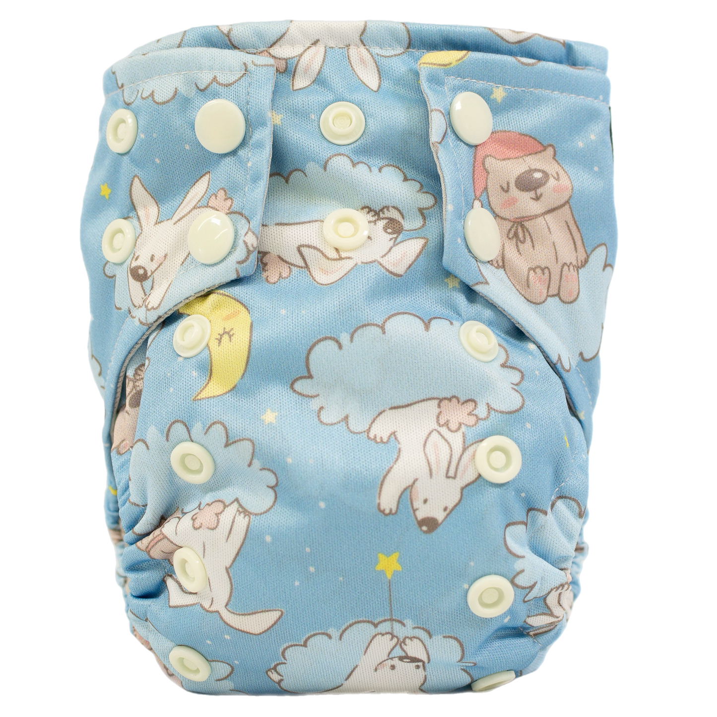 Tiny Tushies Newborn AIO Cloth Diaper with Pocket Opening for Babies 5 to 20 Pounds Texas Tushies