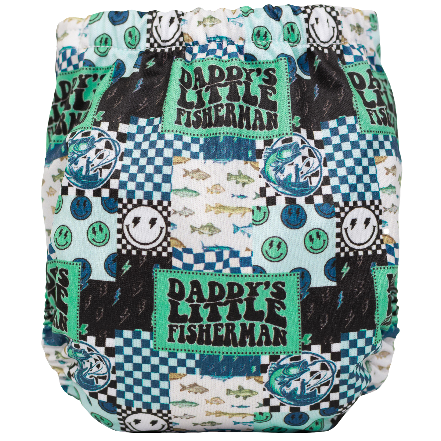Tiny Tushies Newborn AIO Cloth Diaper with Pocket Opening for Babies 5 to 20 Pounds Texas Tushies