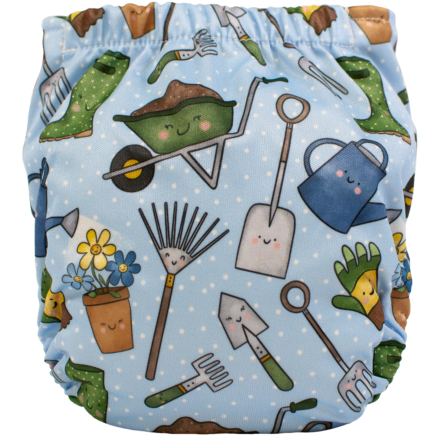 Tiny Tushies Newborn AIO Cloth Diaper with Pocket Opening for Babies 5 to 20 Pounds Texas Tushies